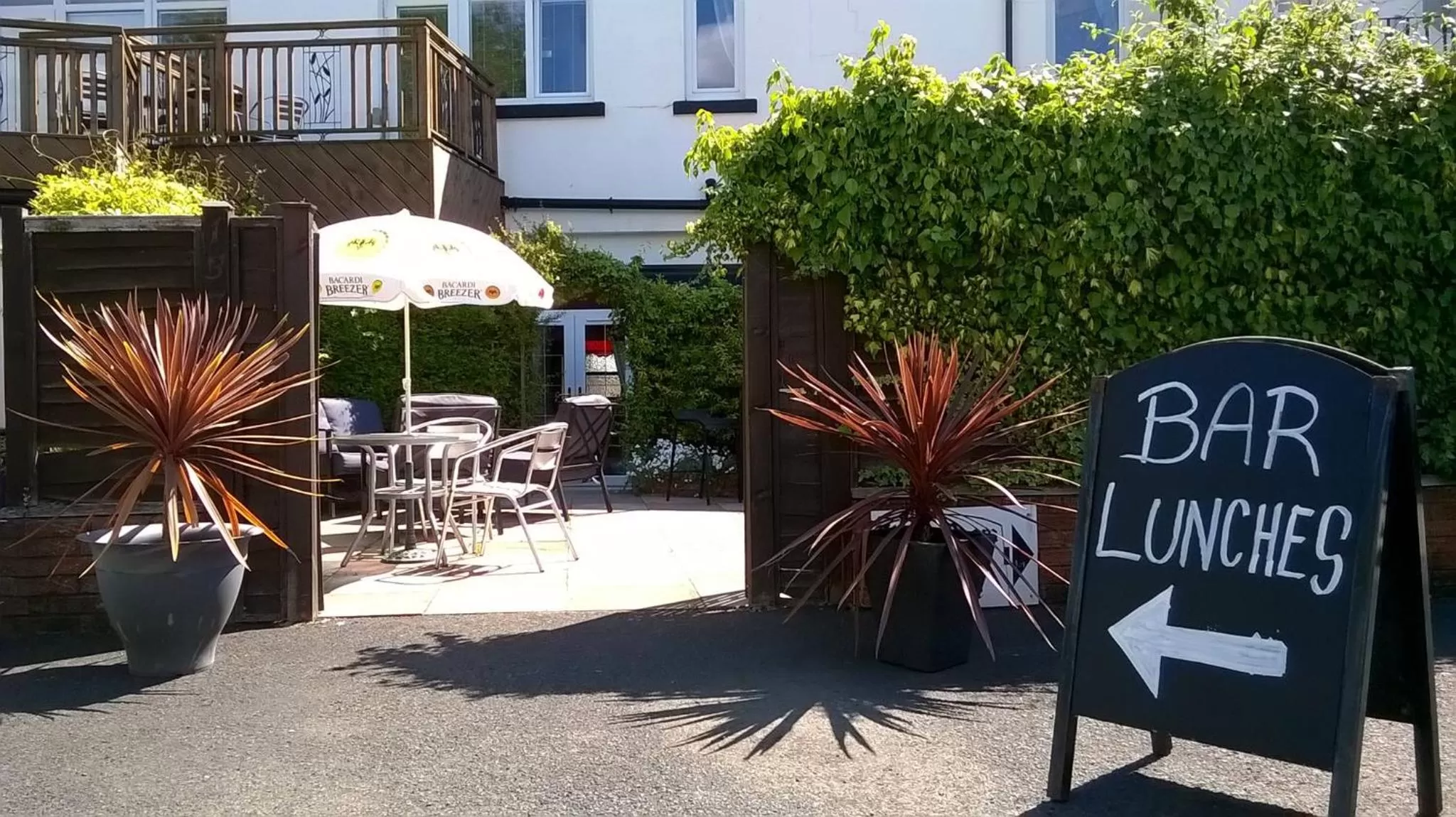 Patio in The Elbow Room