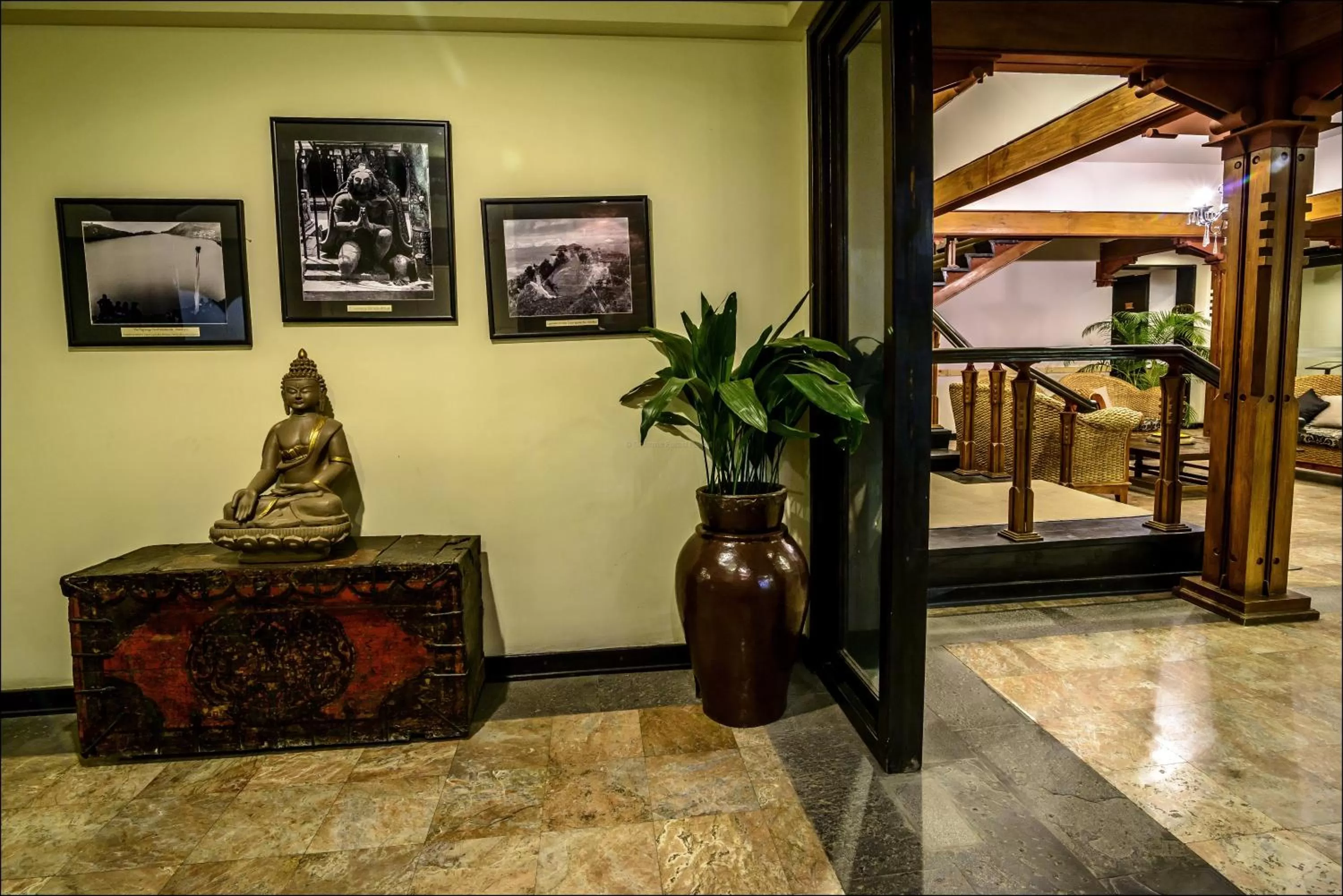 Patio in Gokarna Forest Resort Kathmandu