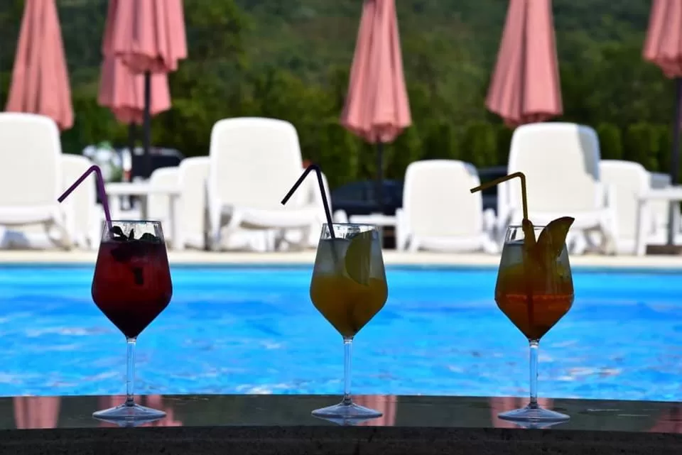 Swimming pool in Pensiunea Trei Pini