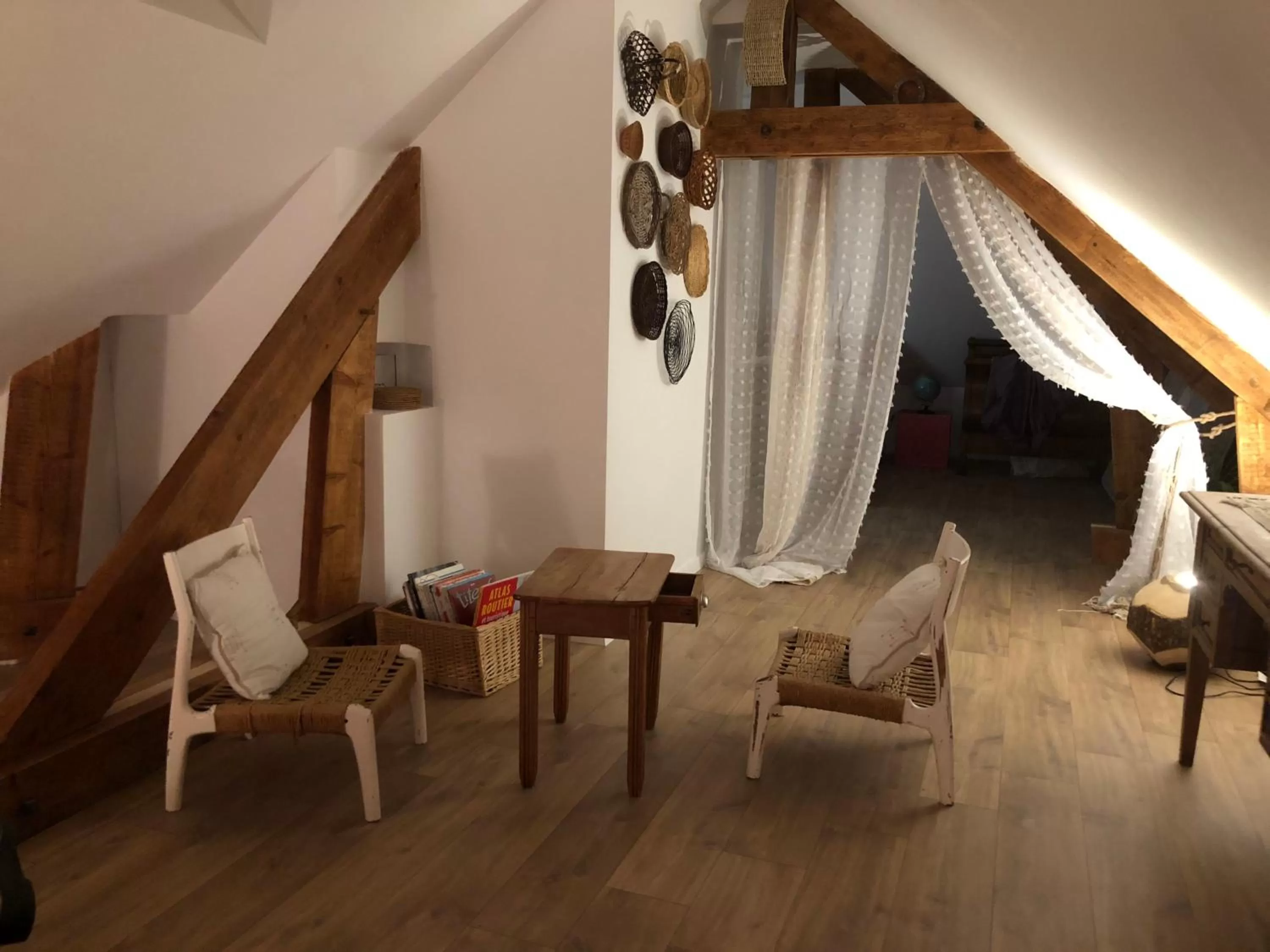 Chambre ambiance campagne chic