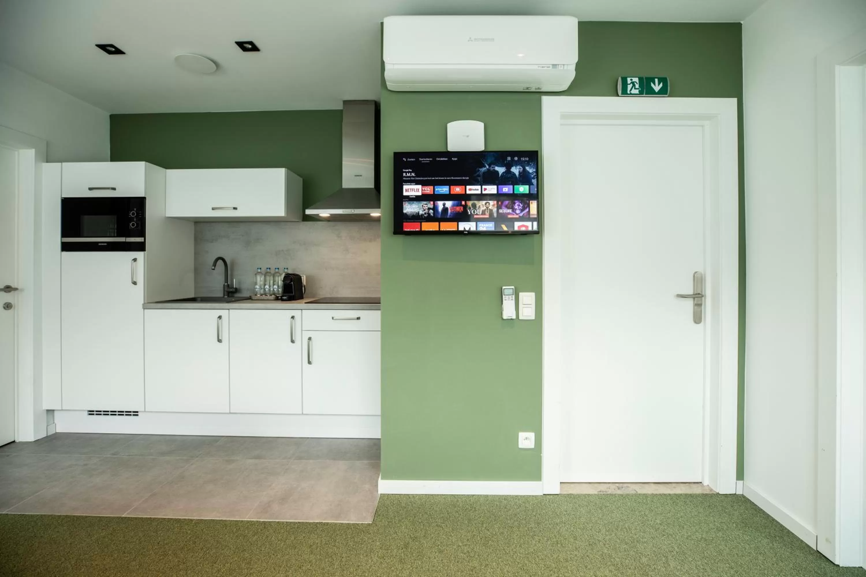 Kitchen or kitchenette in City Housing Genk