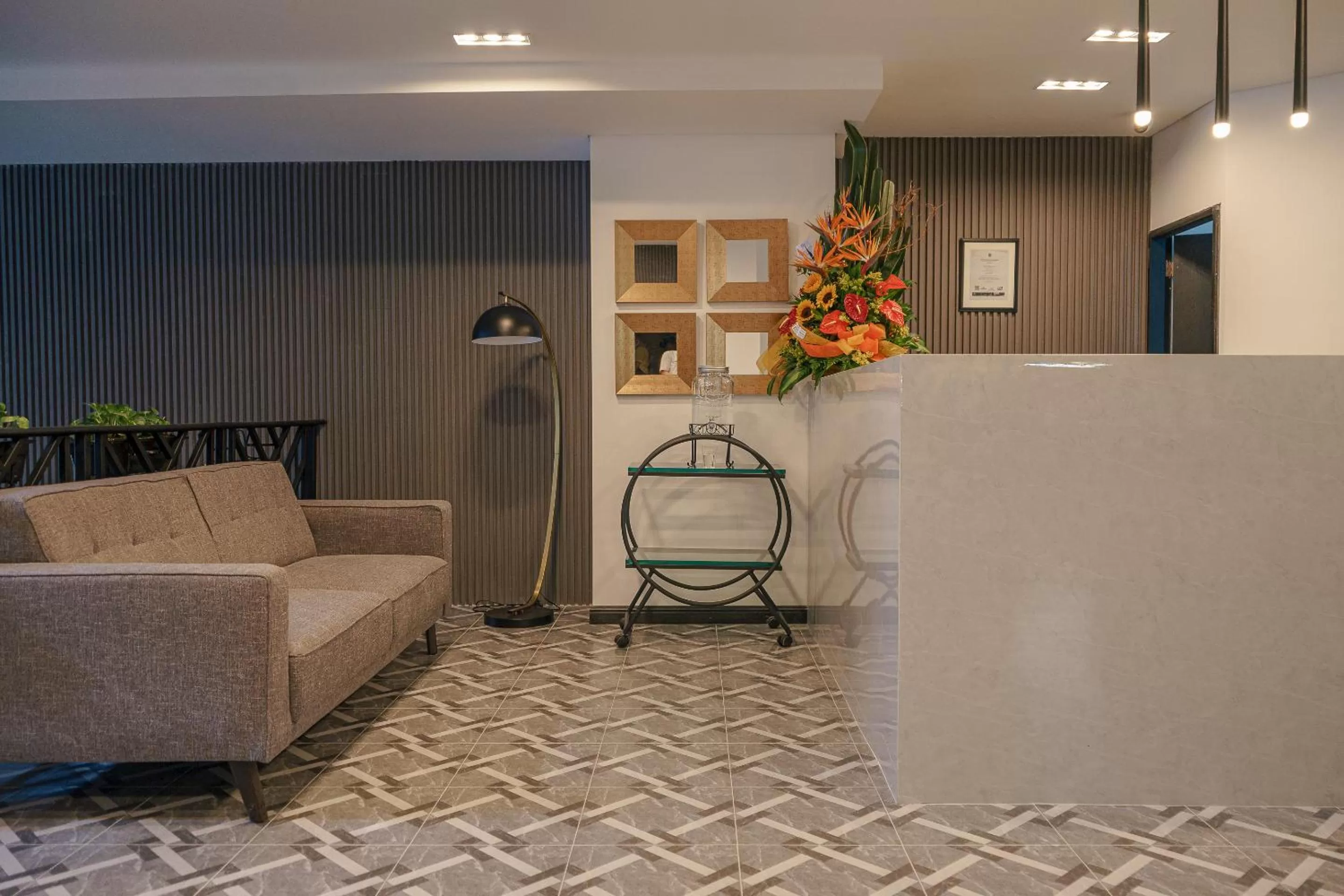 Lobby or reception in First Class Hotel