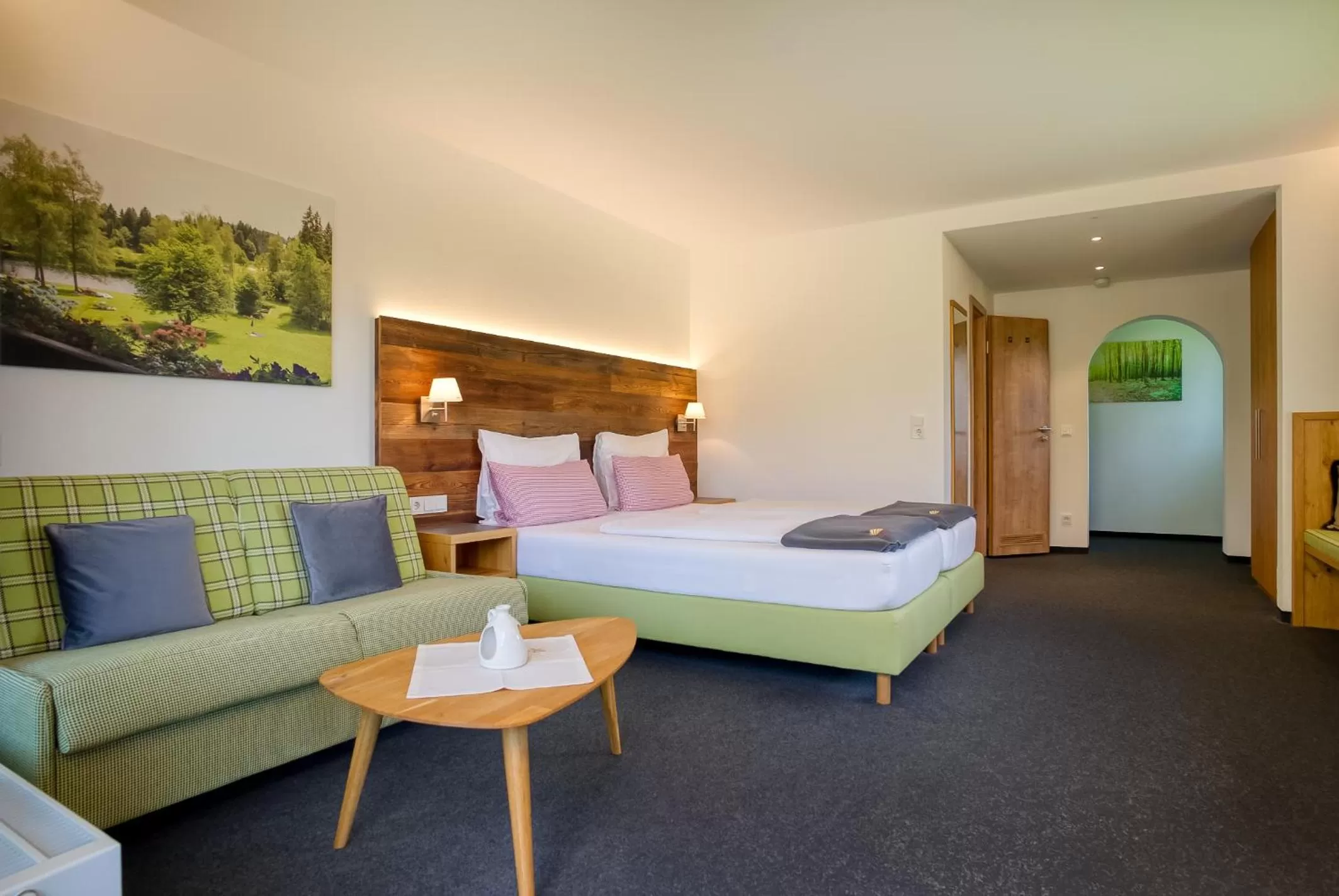 Bed in Landhaus Sommerau