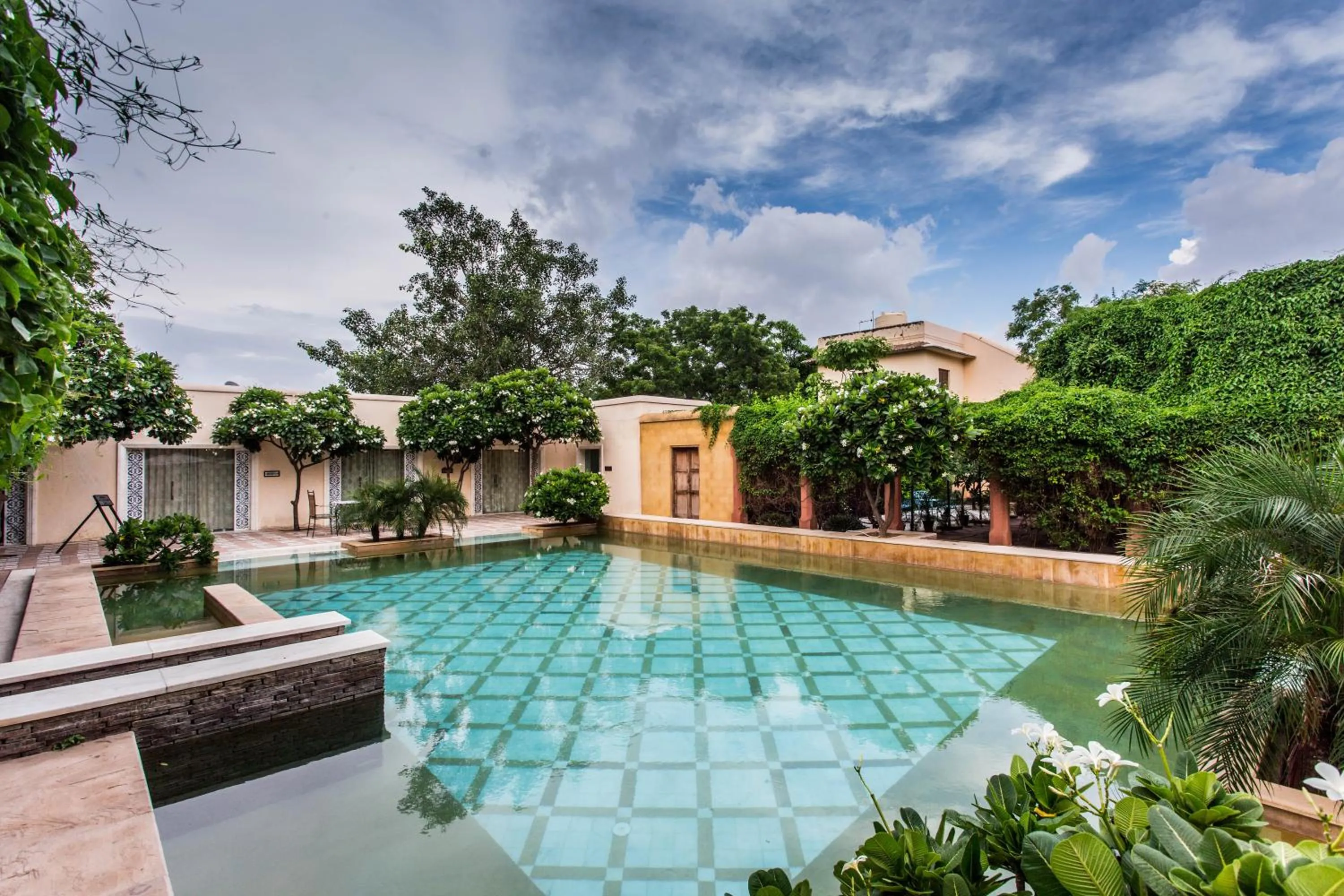 Pool view in Royal Heritage Haveli - By Leisure Hotels