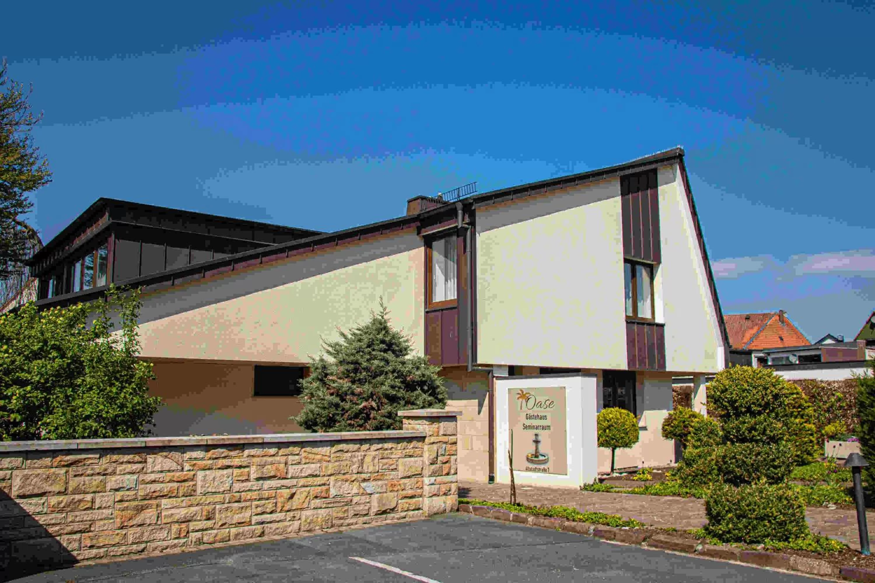 Property building in Gästehaus an der Oase