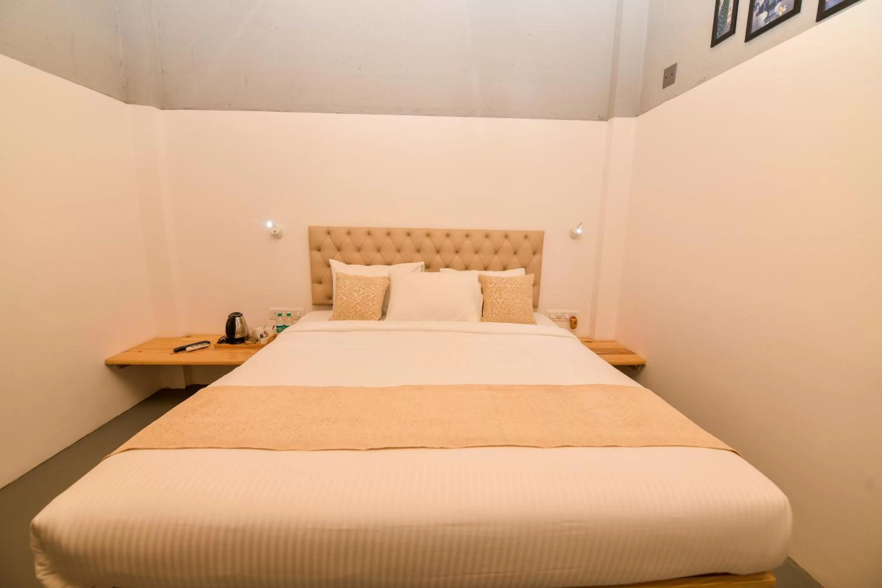 Bed in Shine Residency