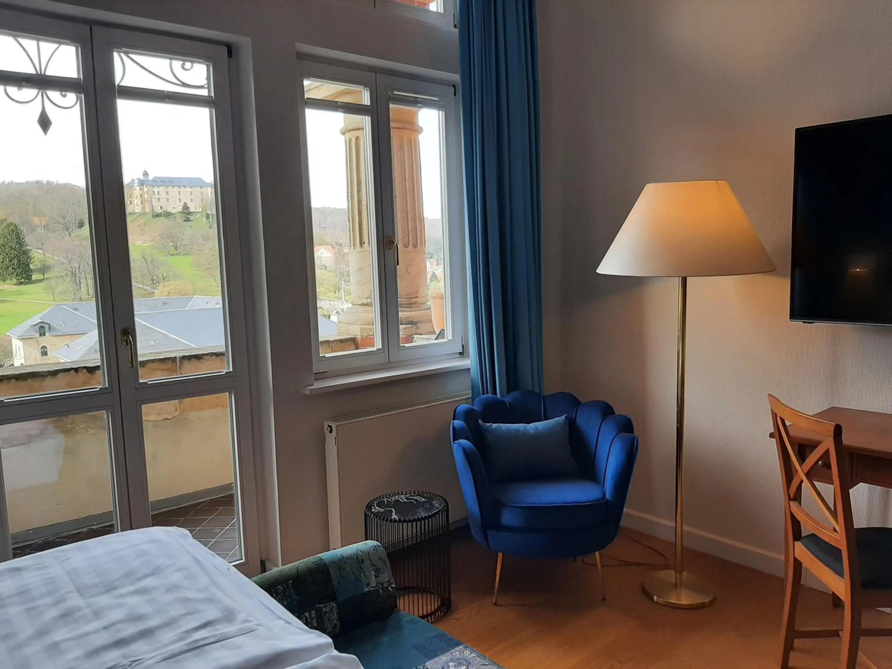 Seating area, Bed in Hotel Villa Viktoria Luise