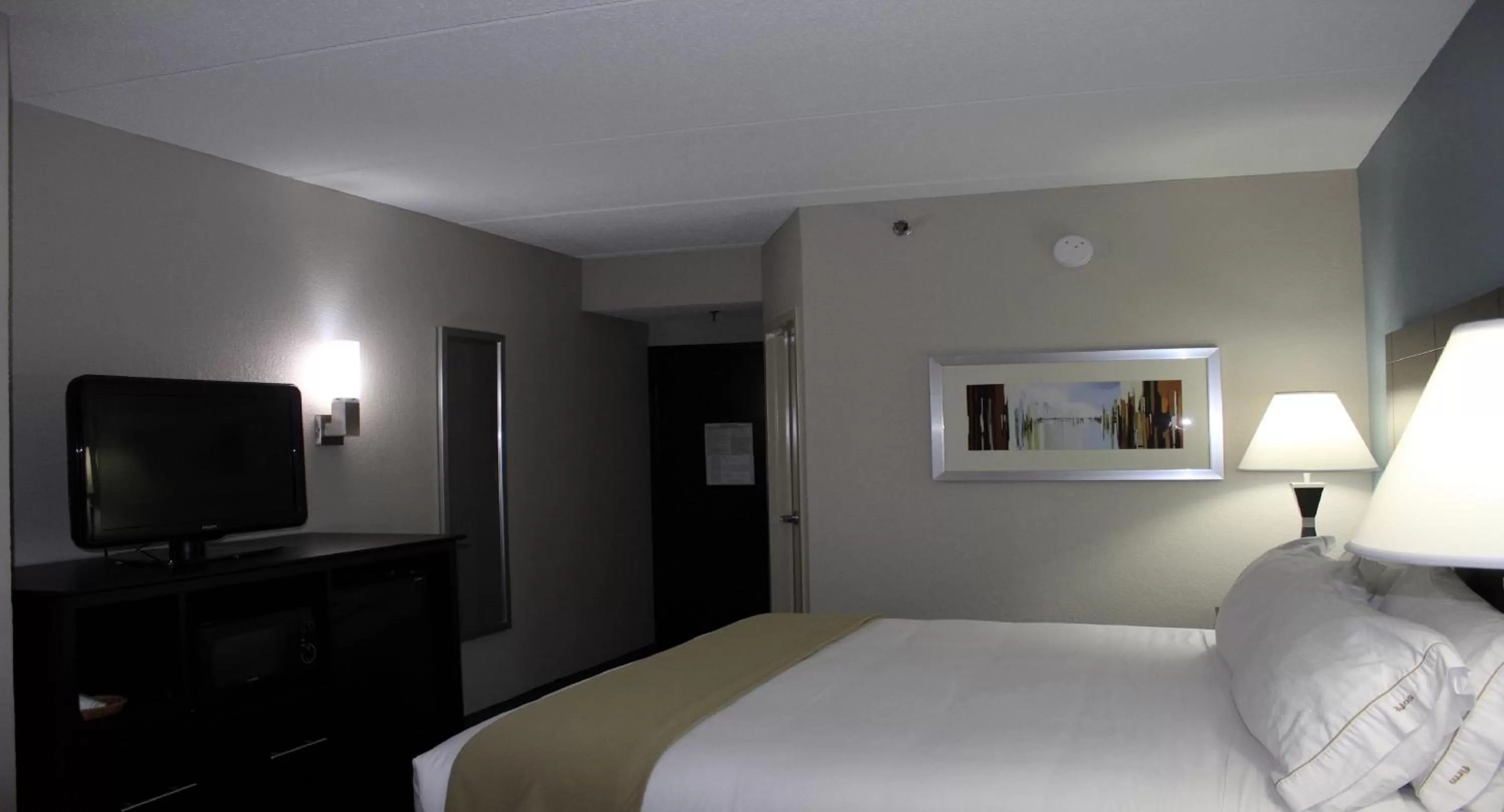 Photo of the whole room, Bed in Holiday Inn Express Forsyth by IHG