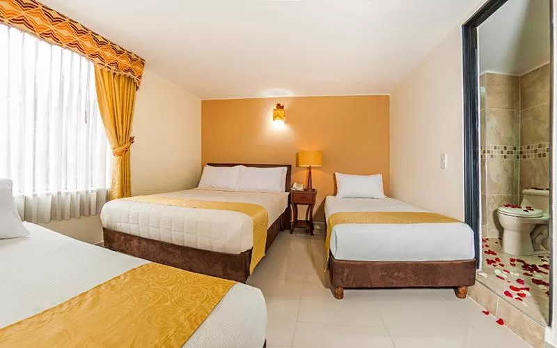 Bed in Hotel Bogotá Gran Marquez