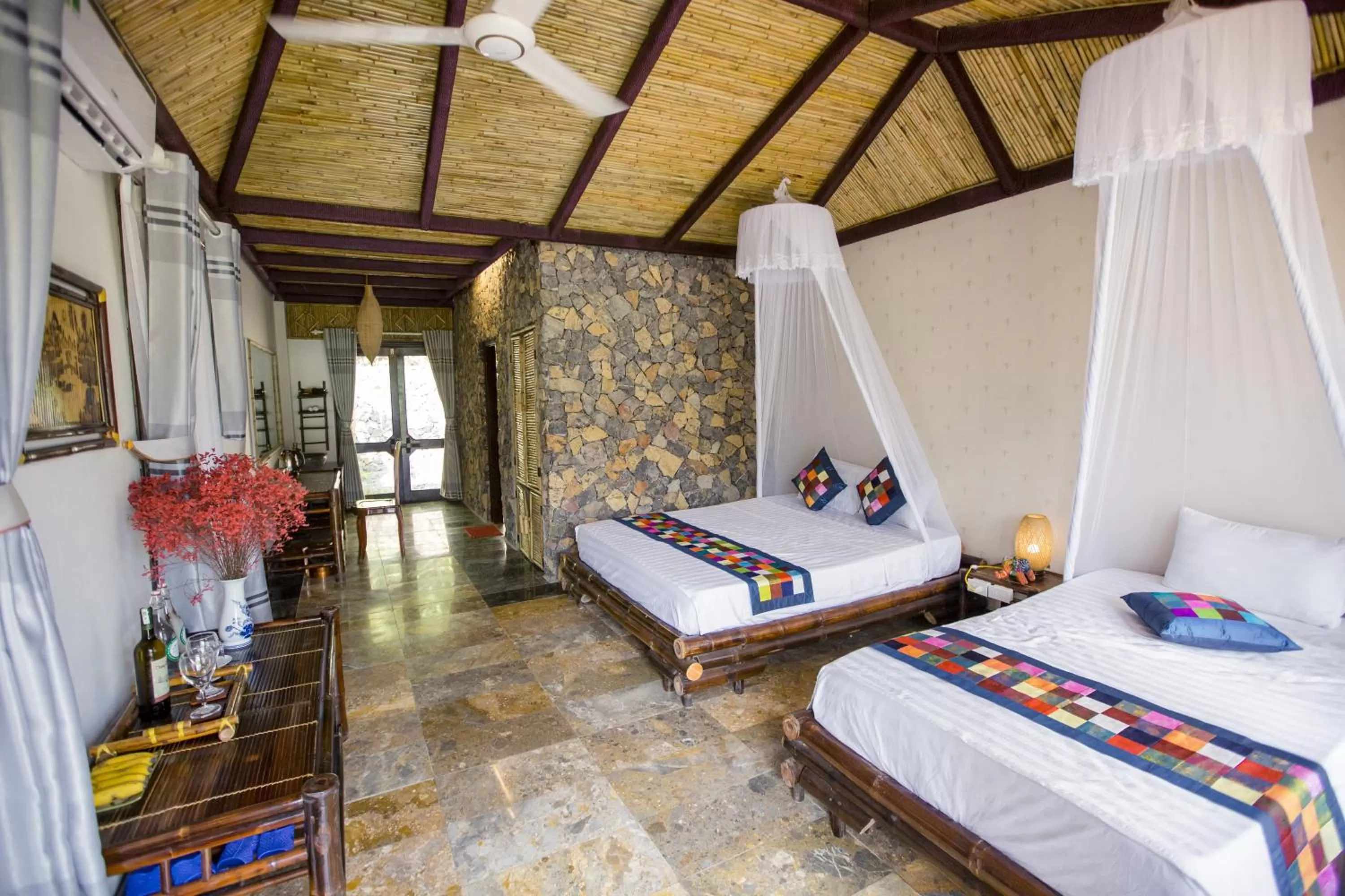 Photo of the whole room, Bed in Tam Coc Rice Fields Resort