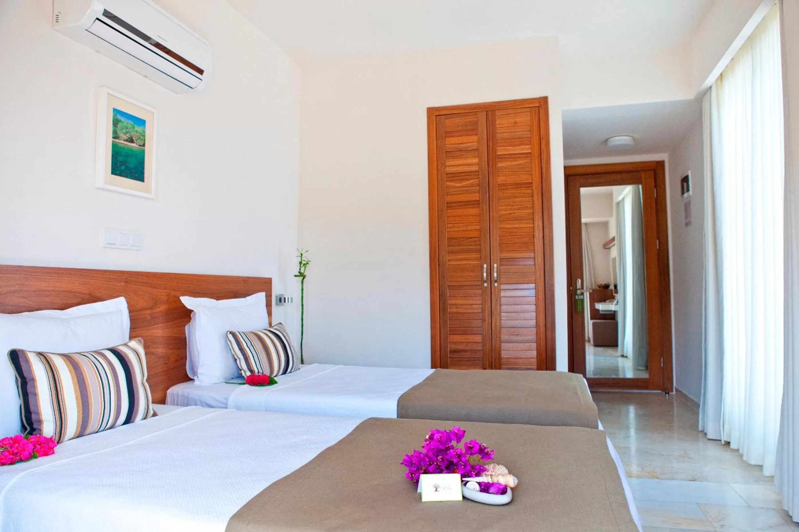 Bed in Olea Nova Hotel