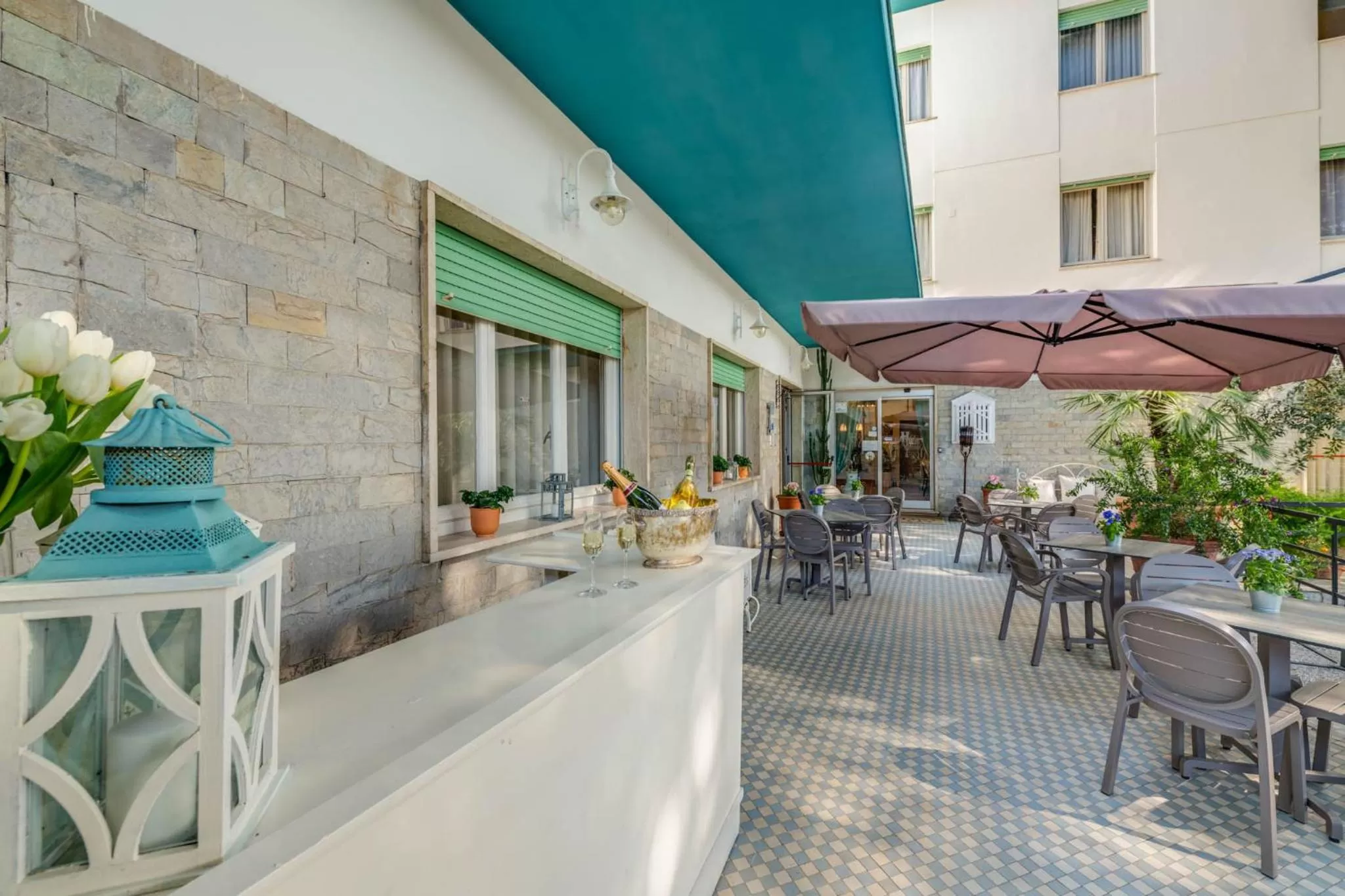 Balcony/Terrace in Hotel Massimo