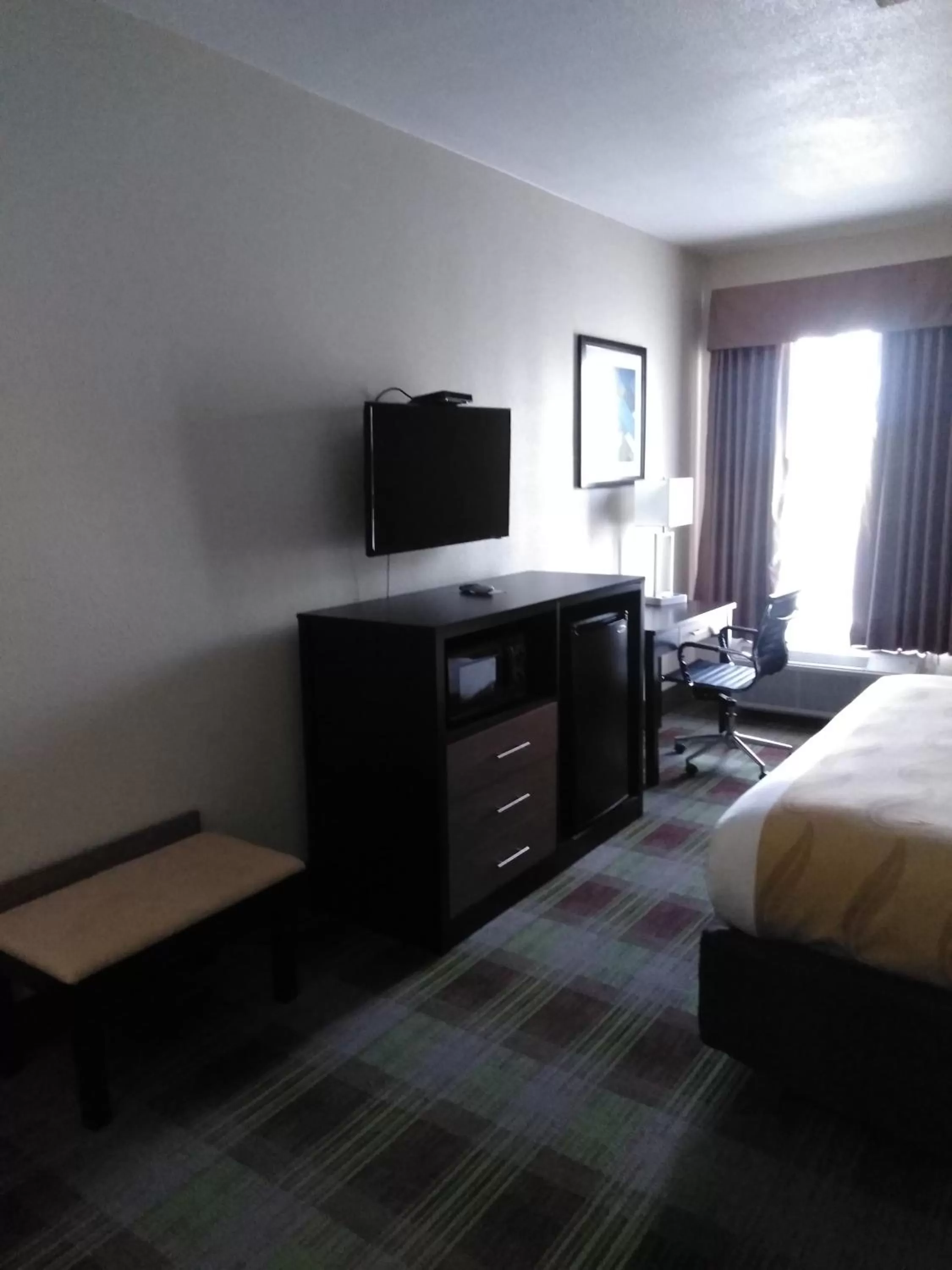 TV and multimedia, Bed in Quality Inn & Suites Mount Vernon