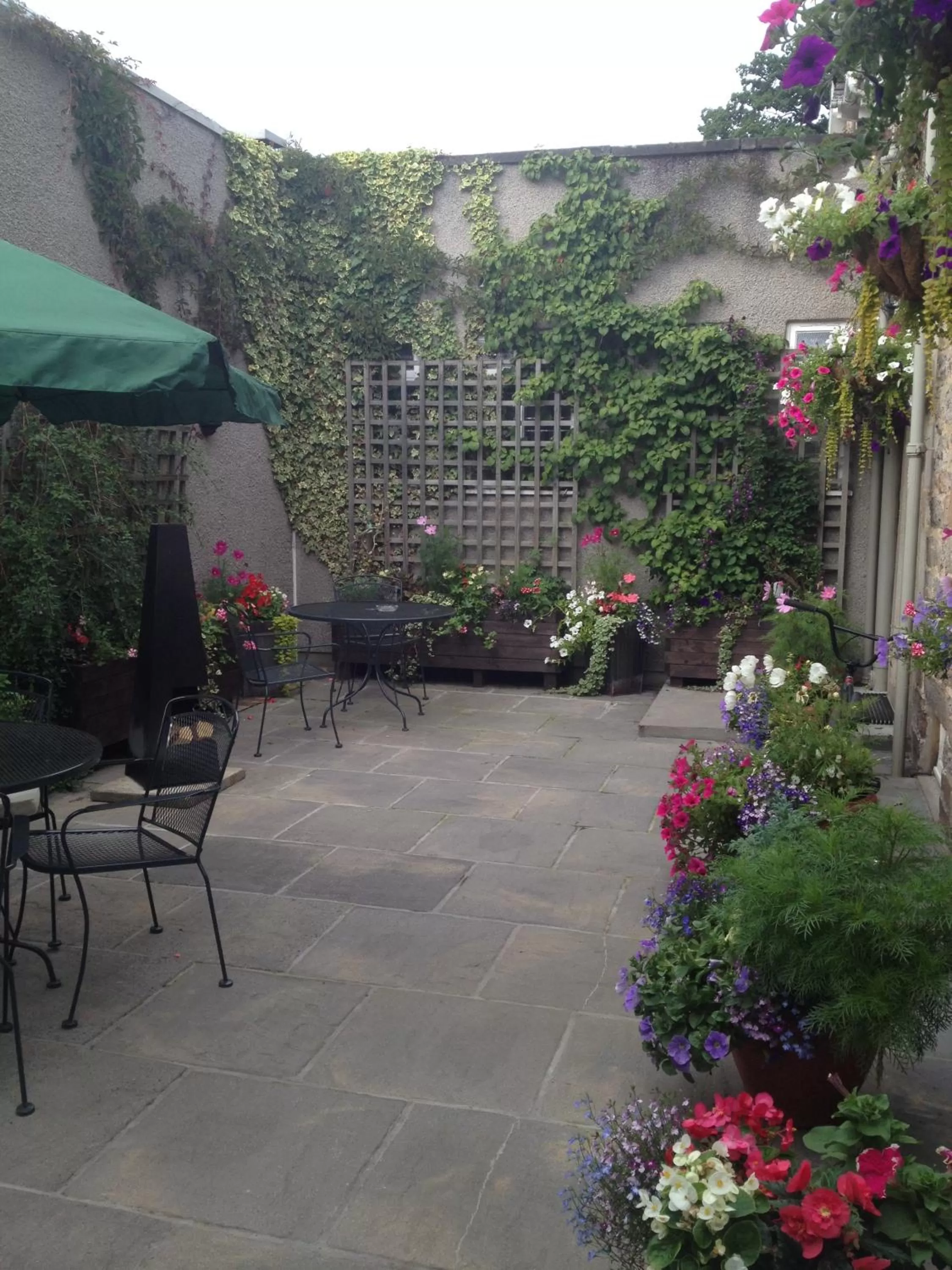 Patio in Rosehill Guest House