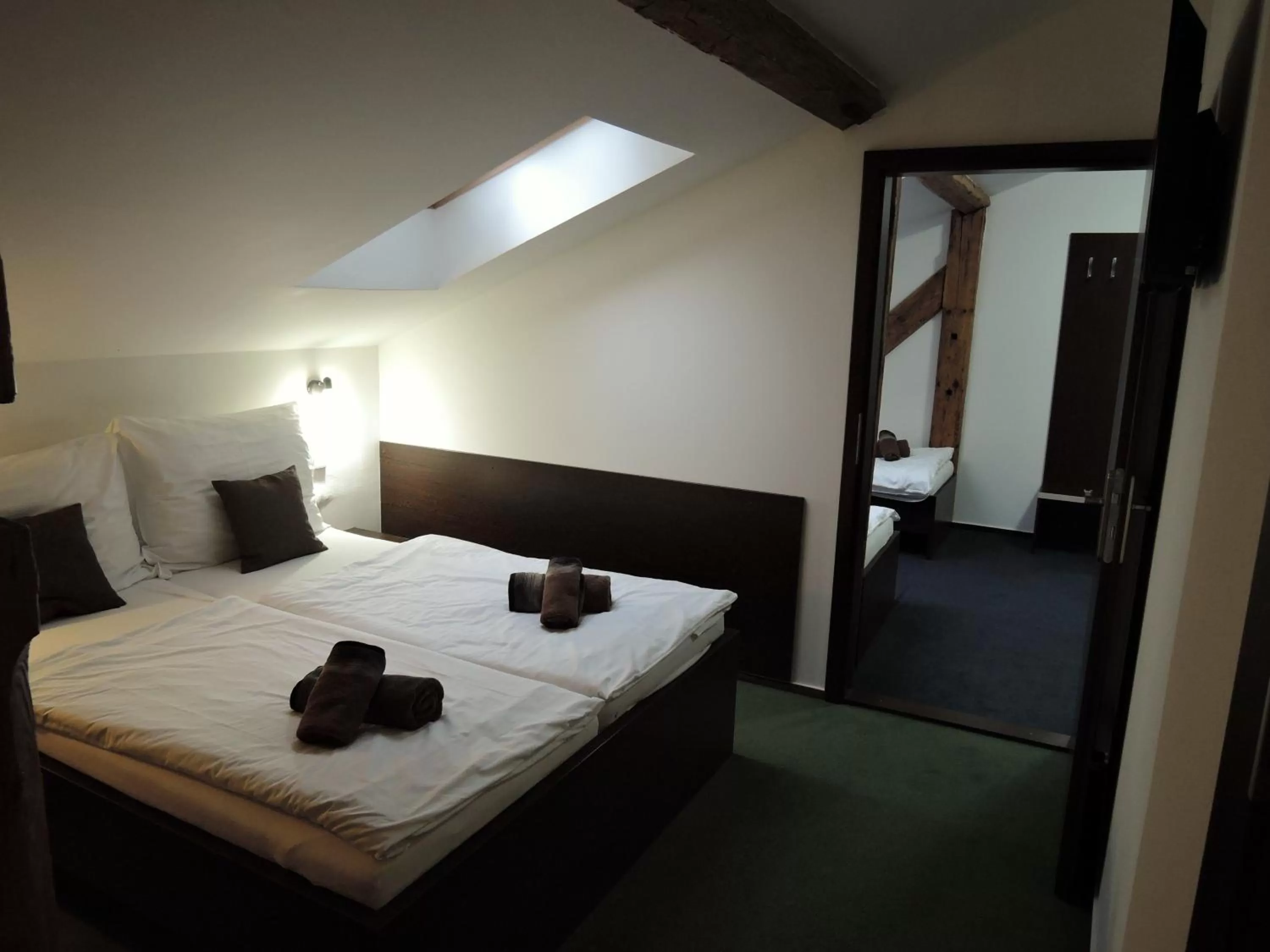 Bedroom, Bed in Třebovický mlýn