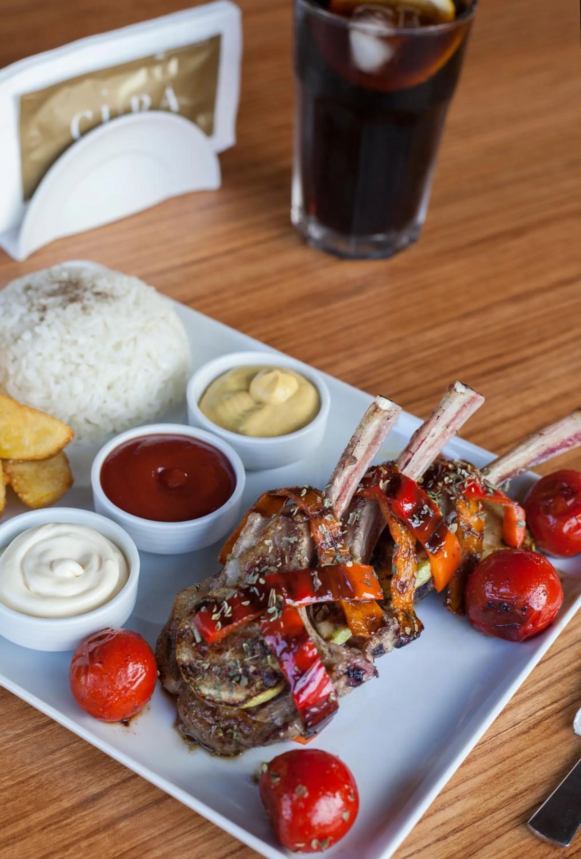 Food and drinks in Hotel Cura