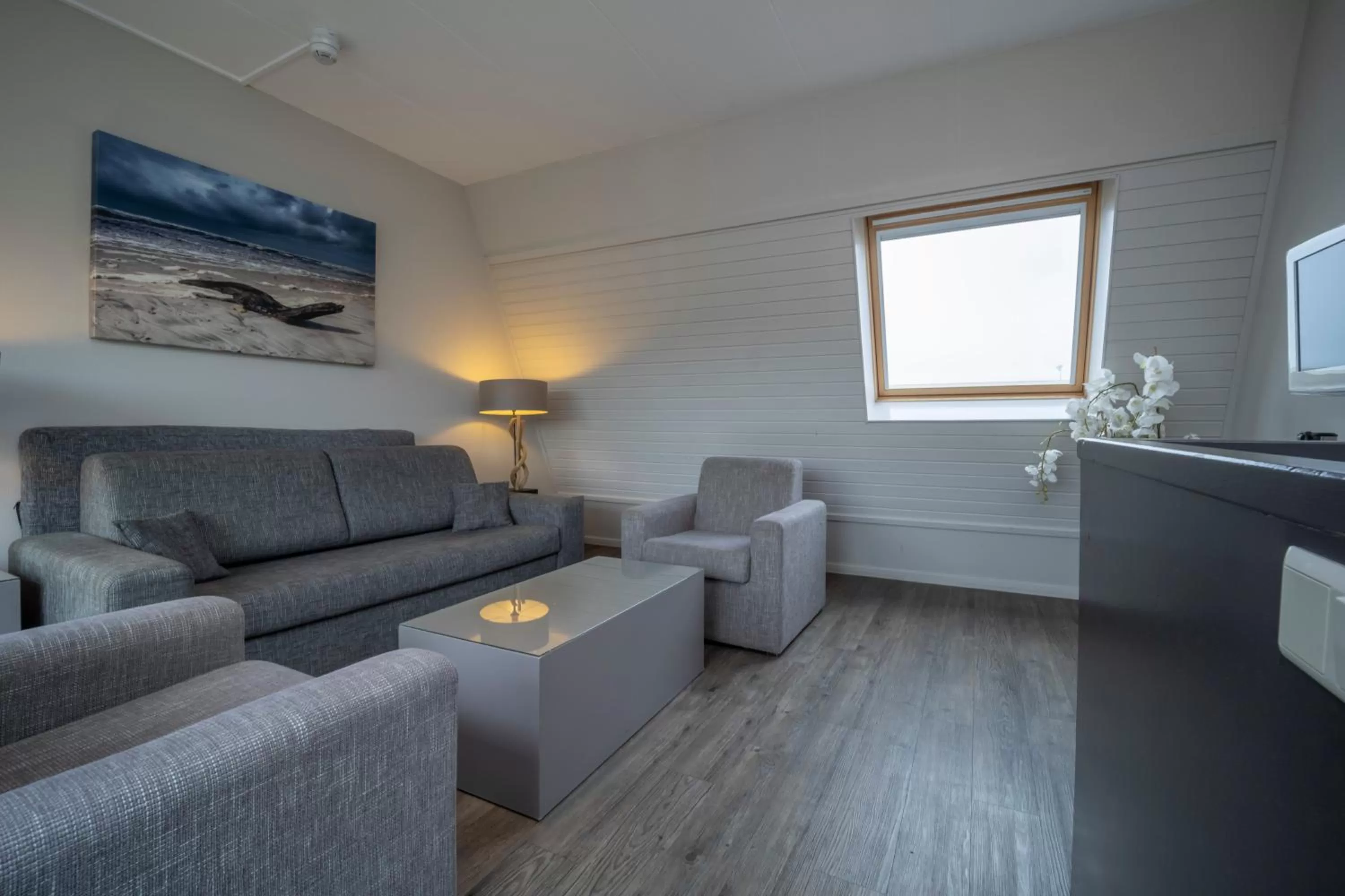 Seating area in Fletcher Zuiderduin Beachhotel