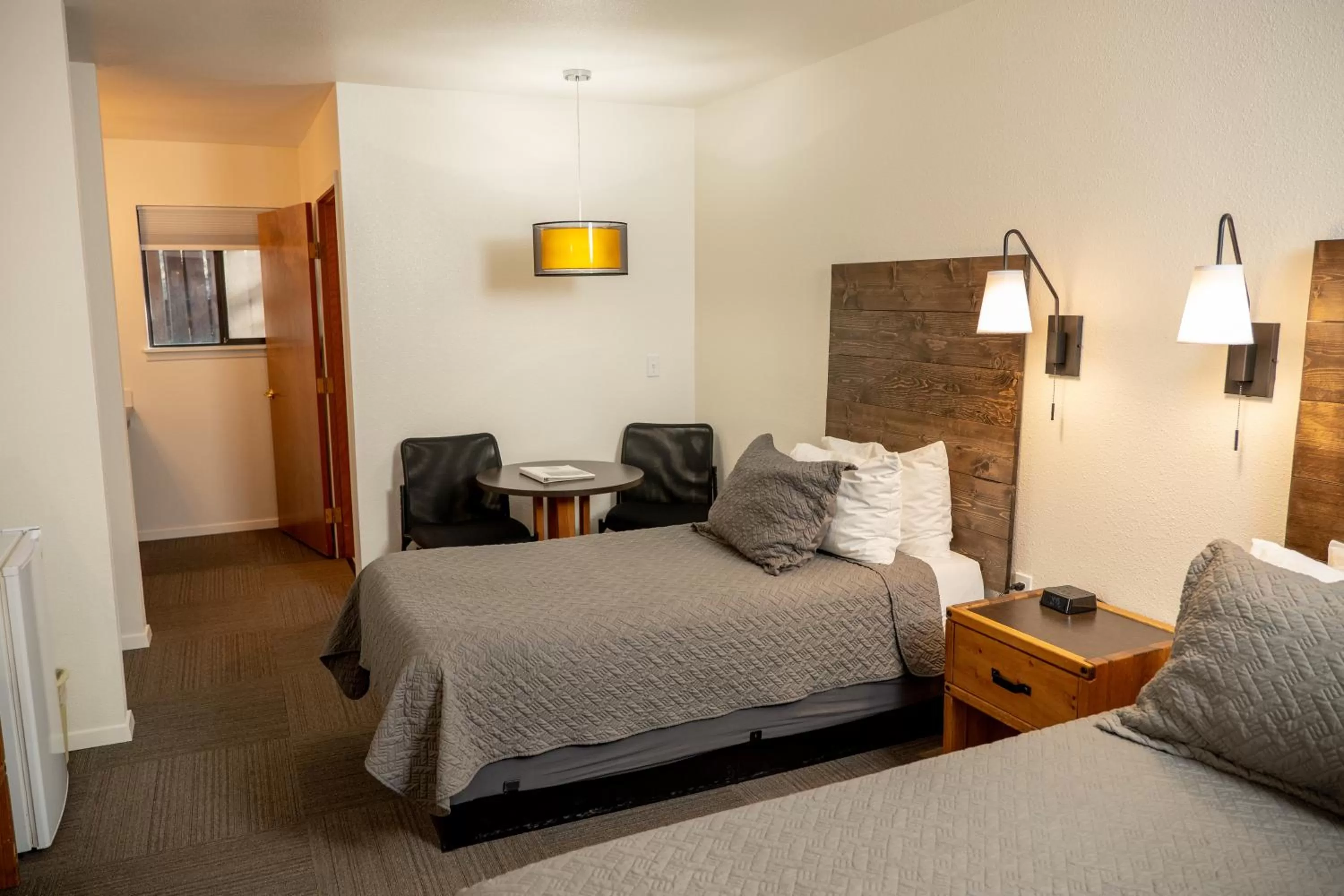 Bed in Eagle Cap Chalets