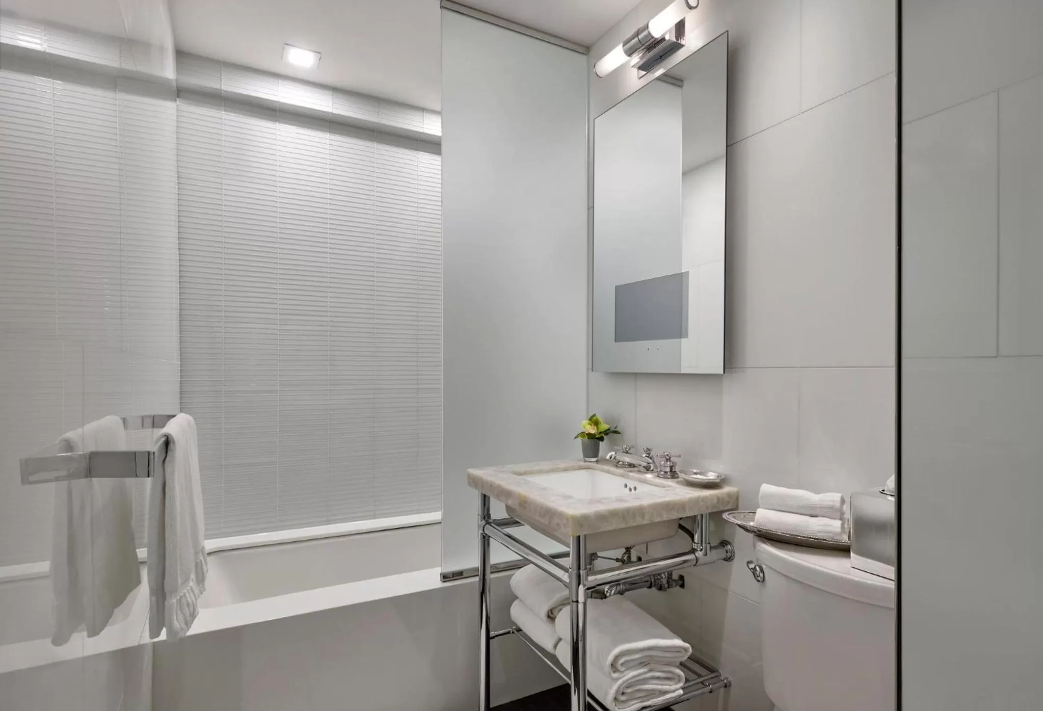 Bathroom in Loews Regency New York Hotel