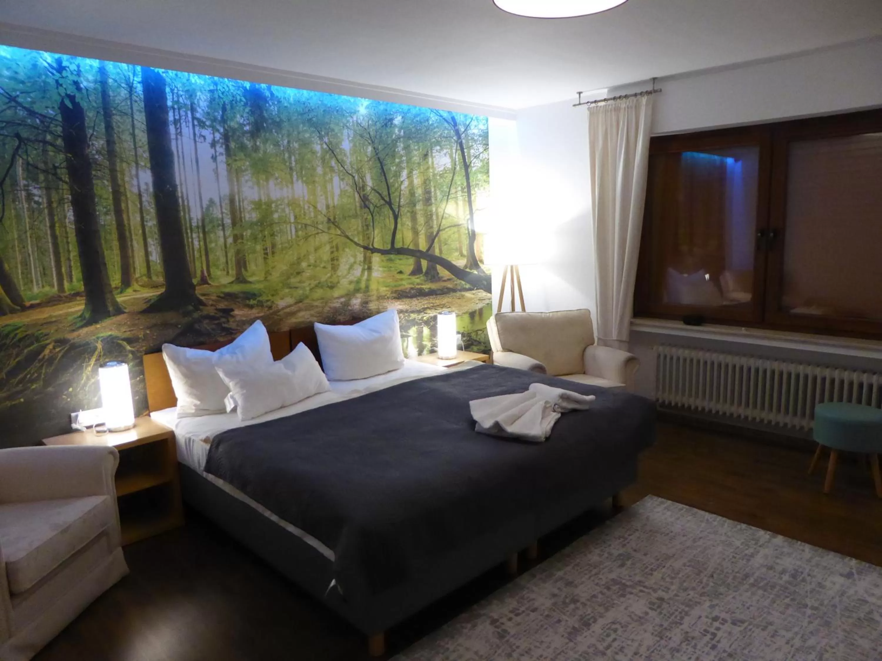 Bed in Hotel Sonnenhof