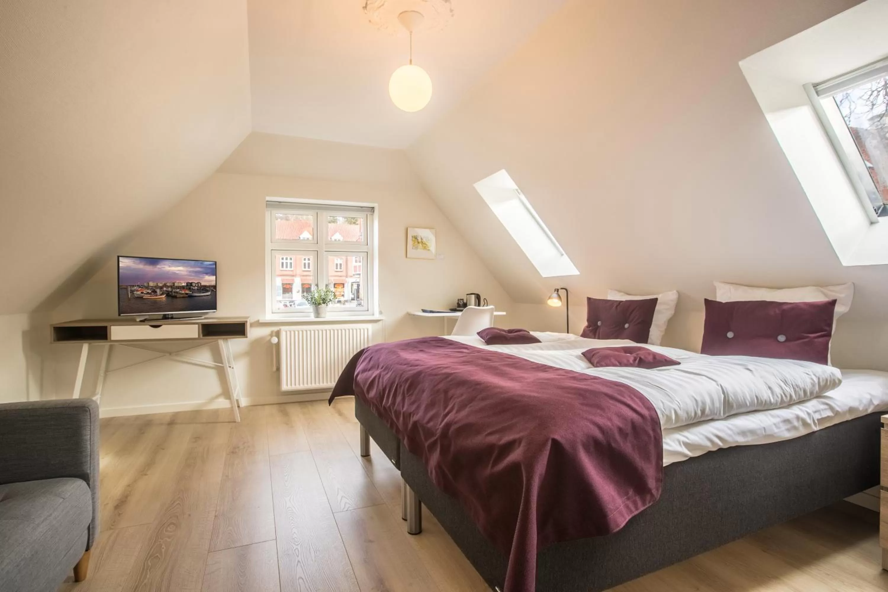 Bed in Hotel Postgaarden i Mariager