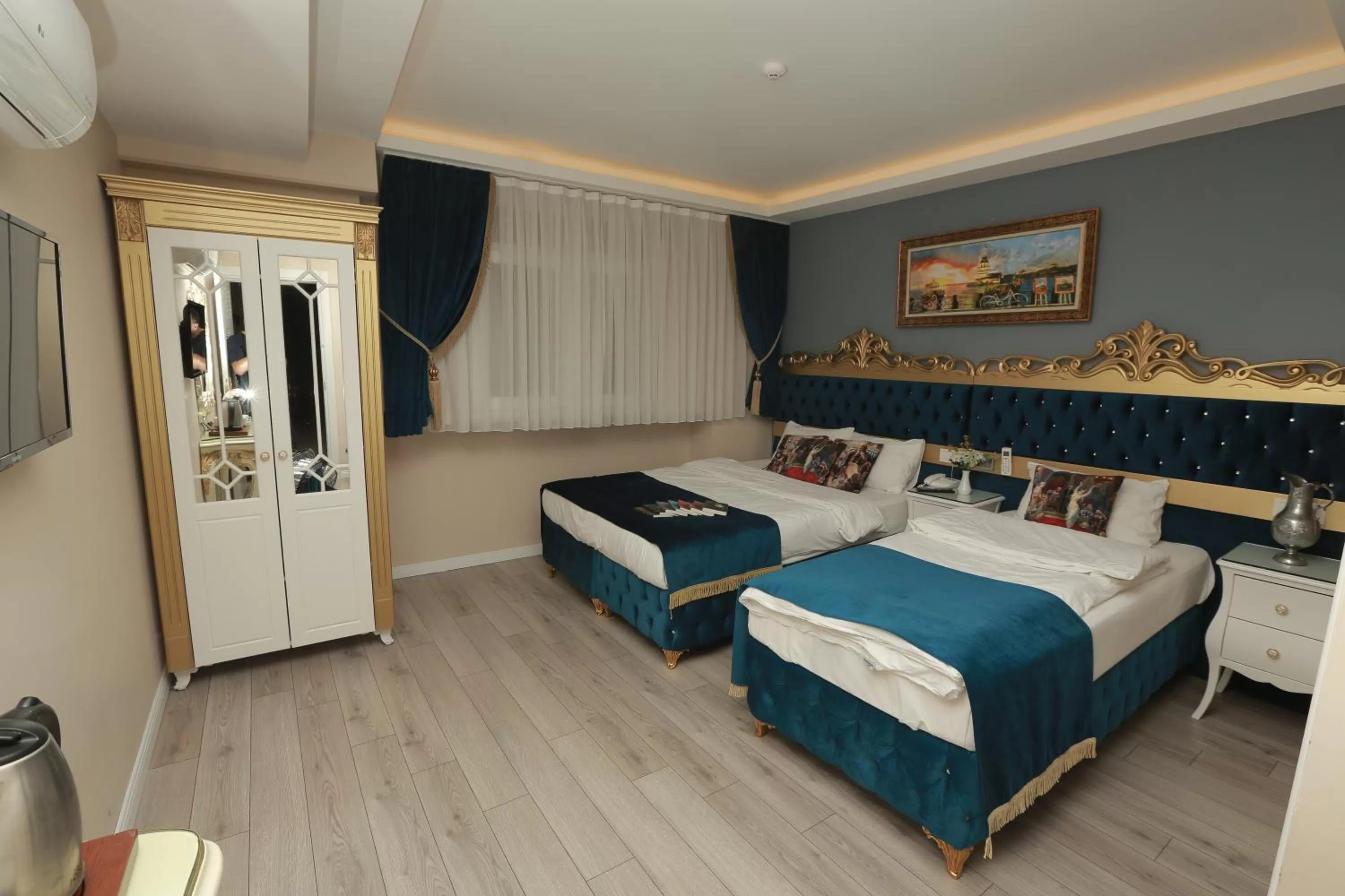 Bed in Constantinopolis Hotel