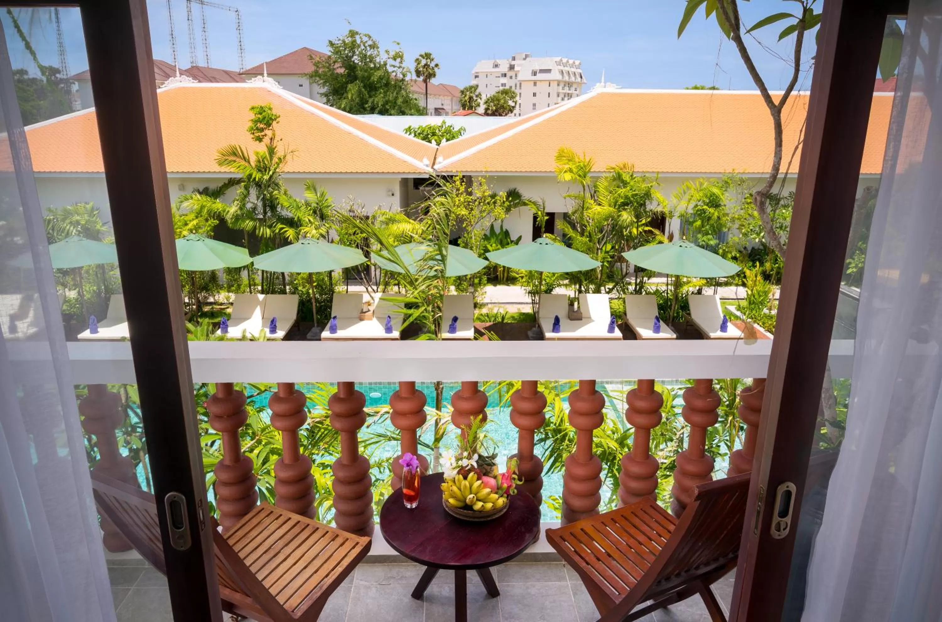Balcony/Terrace in Sabara Angkor Resort & Spa