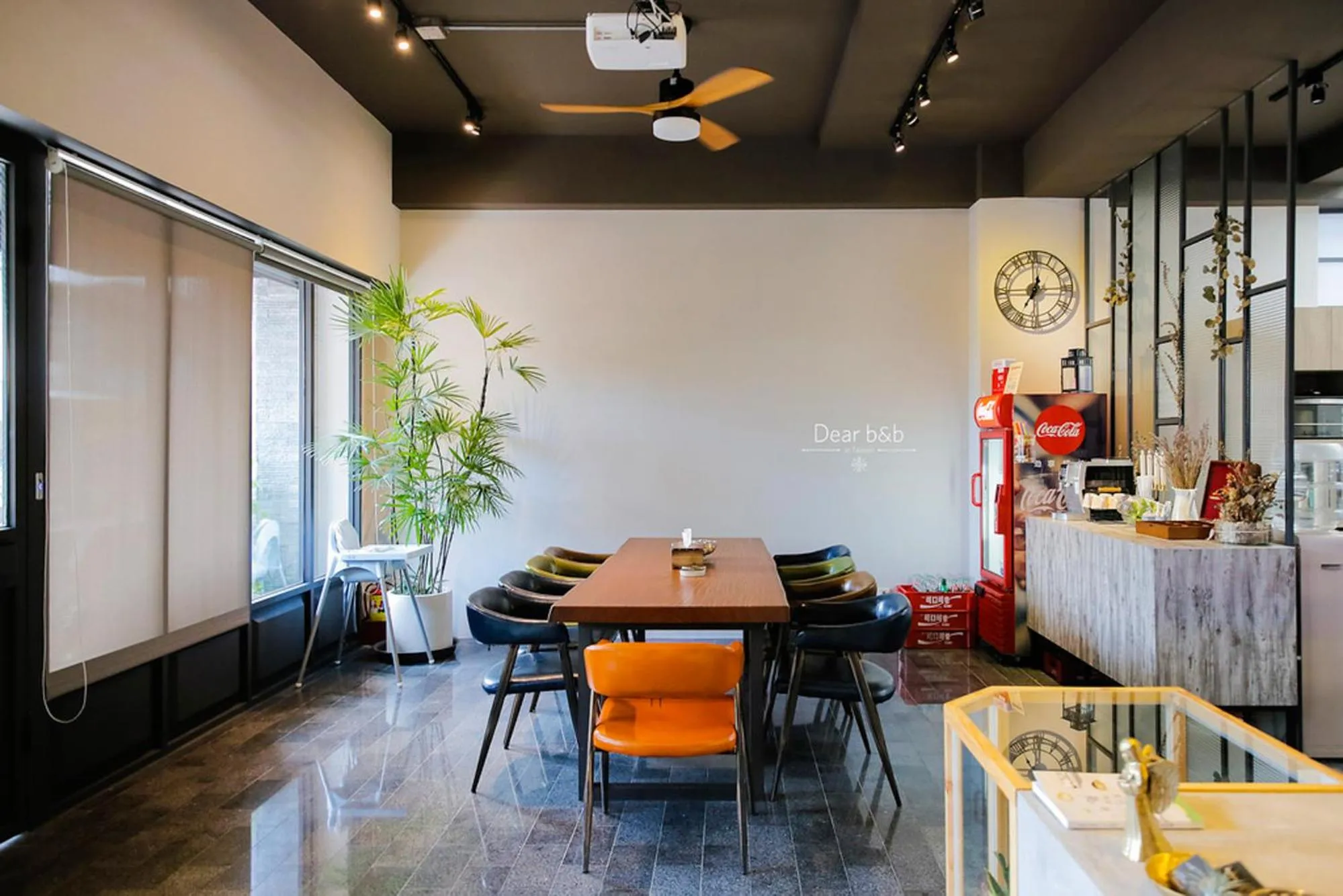 Dining area in We Love Inn