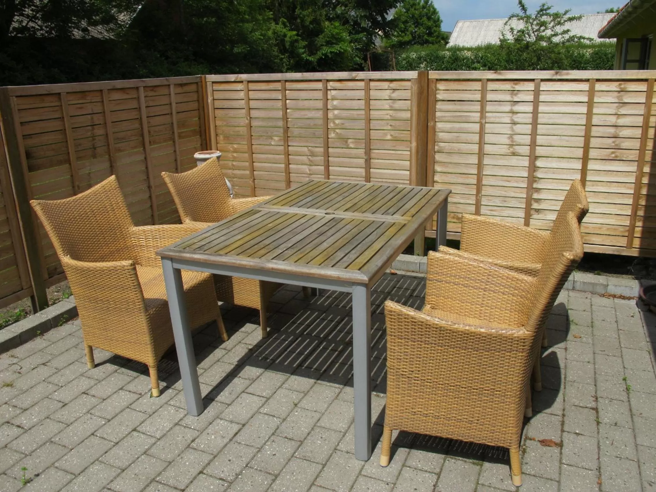 Garden in Birkende Bed and Breakfast