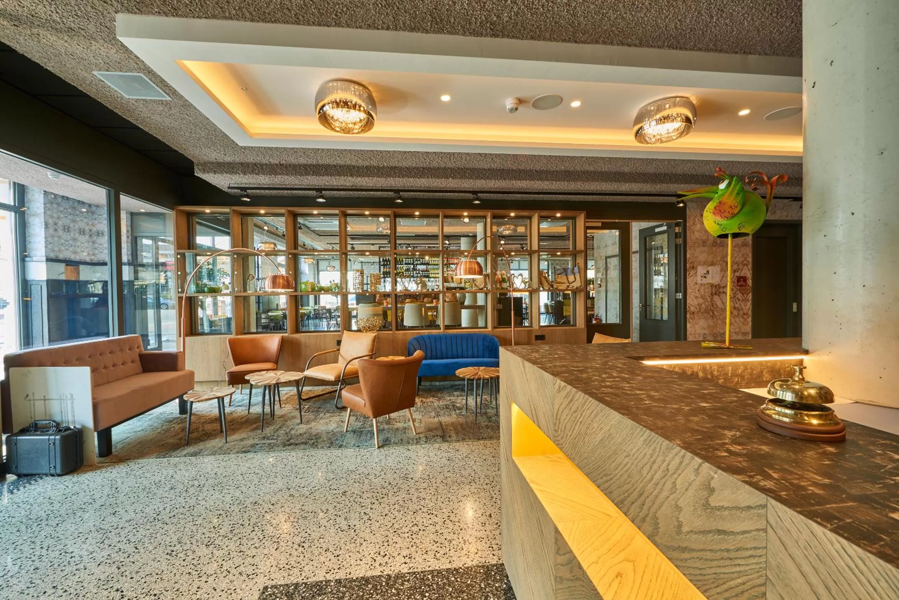Lobby or reception in Hotel Roermond