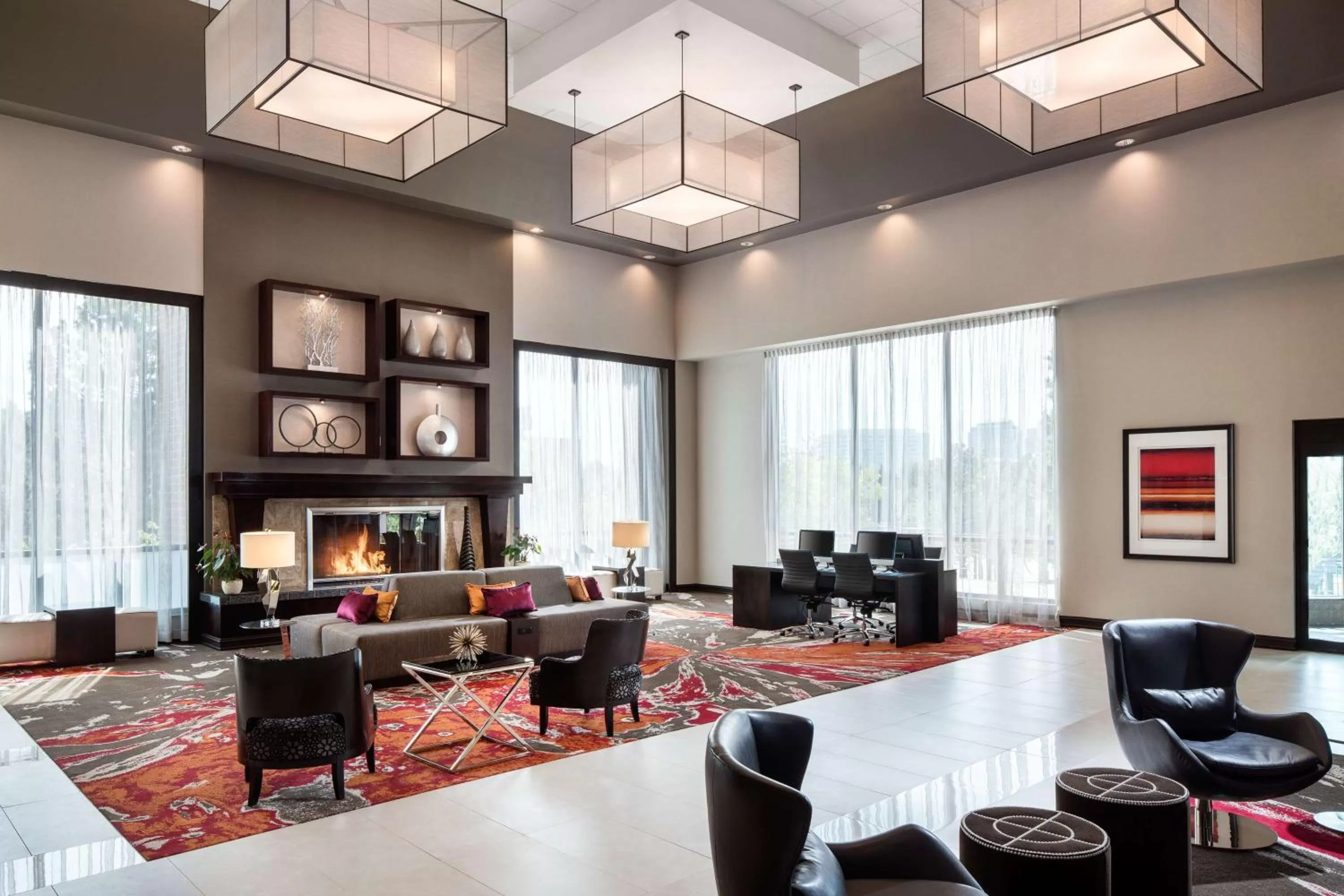 Lobby or reception in DoubleTree by Hilton Denver Tech