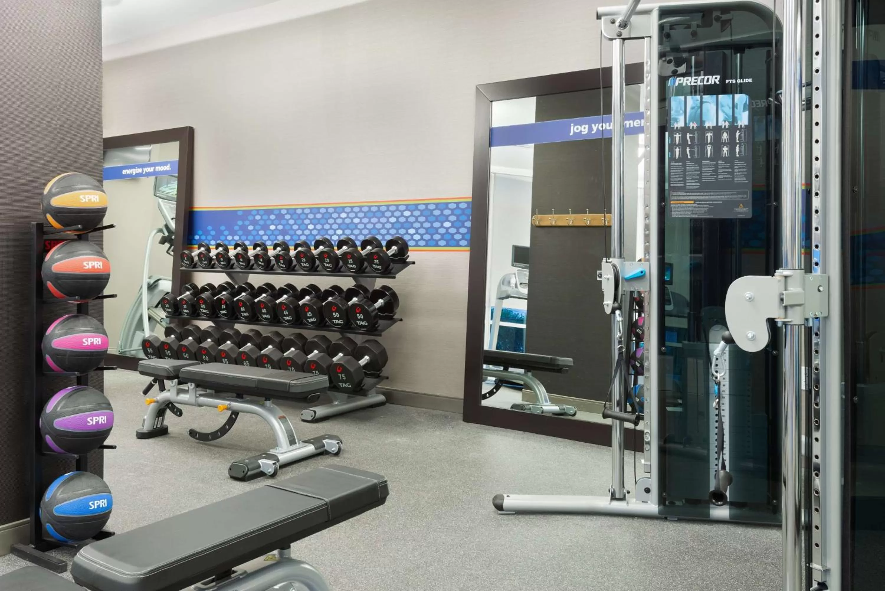 Fitness centre/facilities in Hampton Inn & Suites Atlanta Buckhead Place
