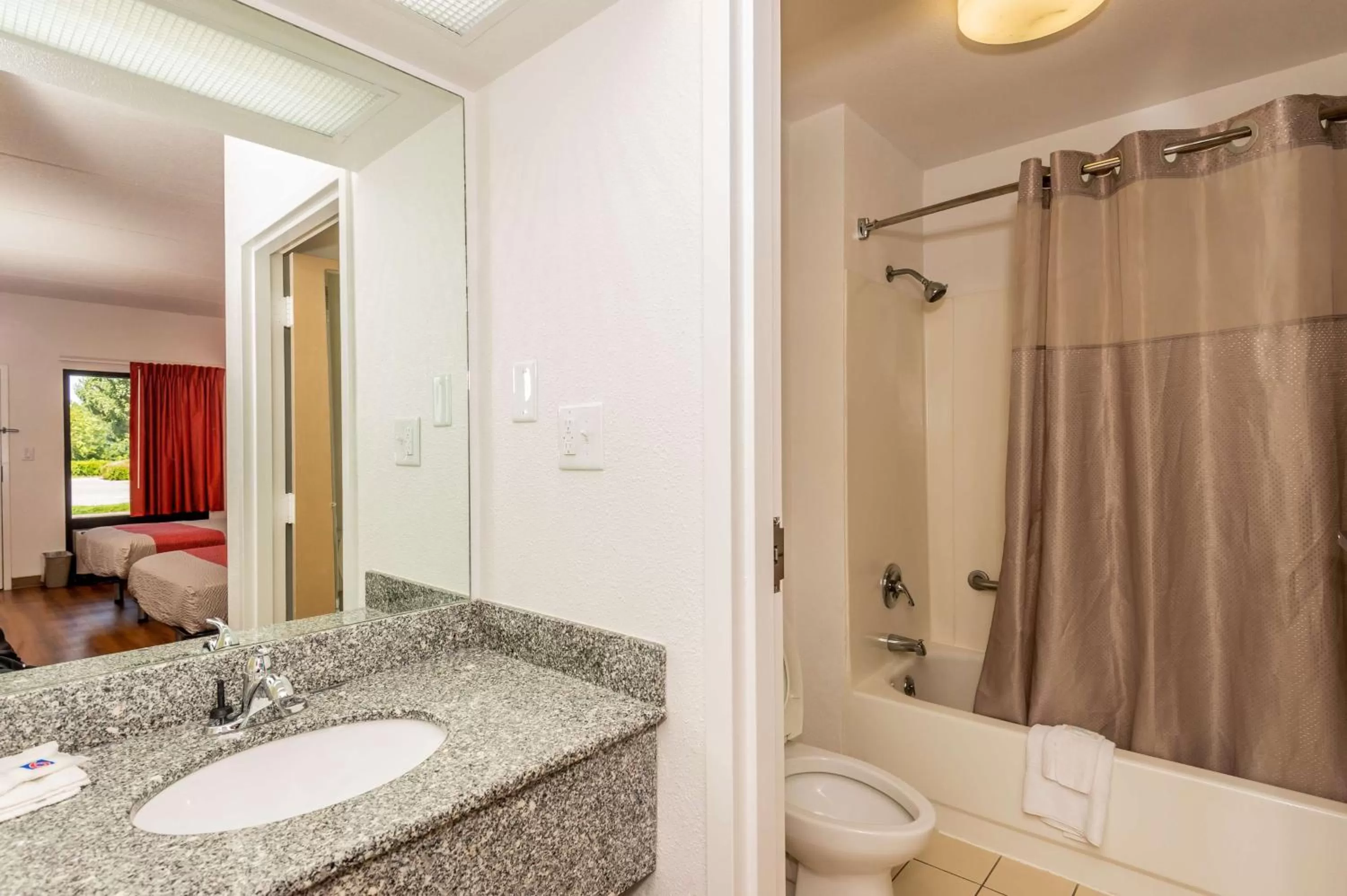 Shower in Motel 6-Kingsport, TN