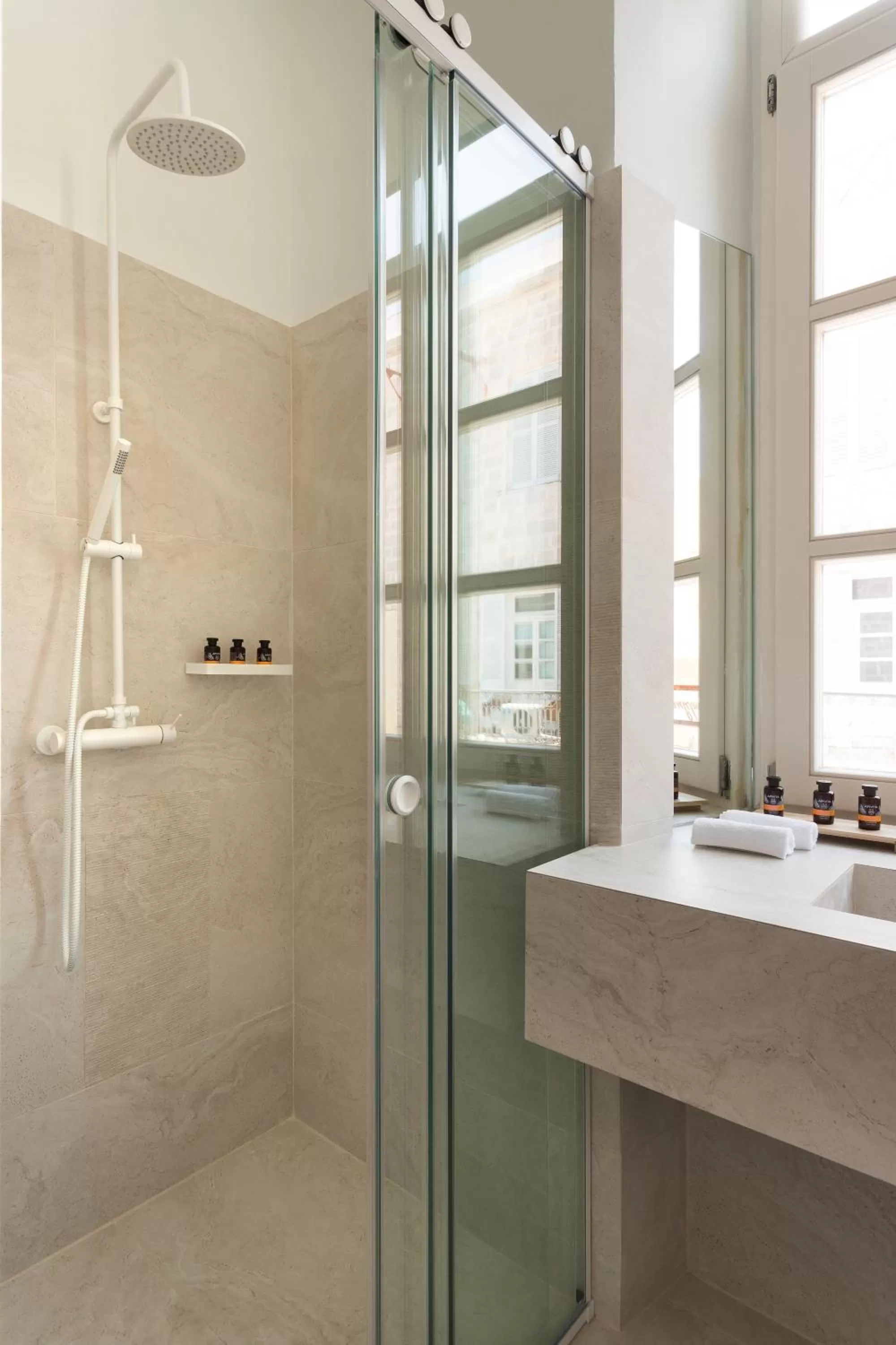 Bathroom in SYROS SOUL LUXURY SUITES