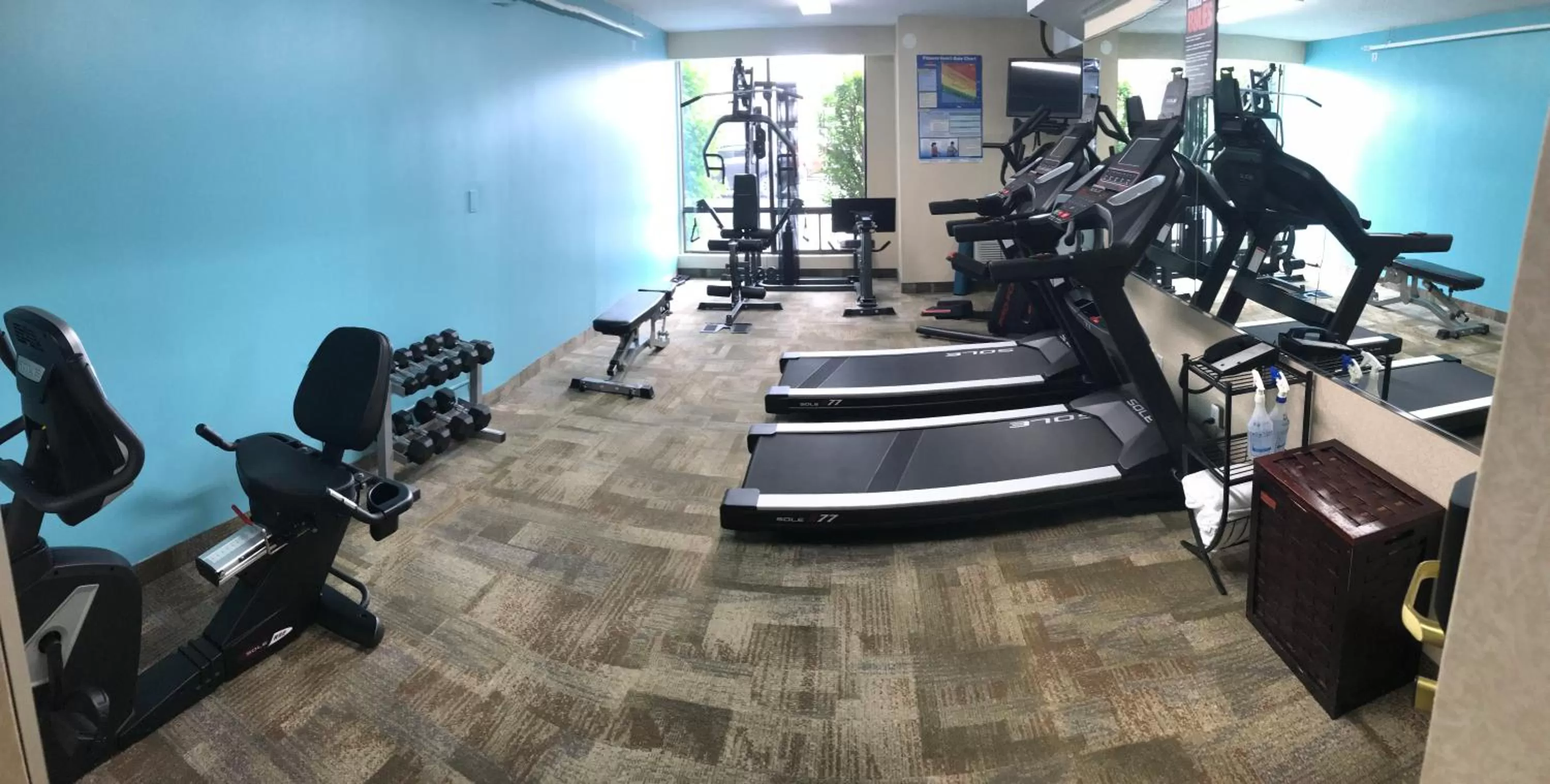 Fitness centre/facilities in Howard Johnson Plaza by Wyndham by the Falls Niagara Falls