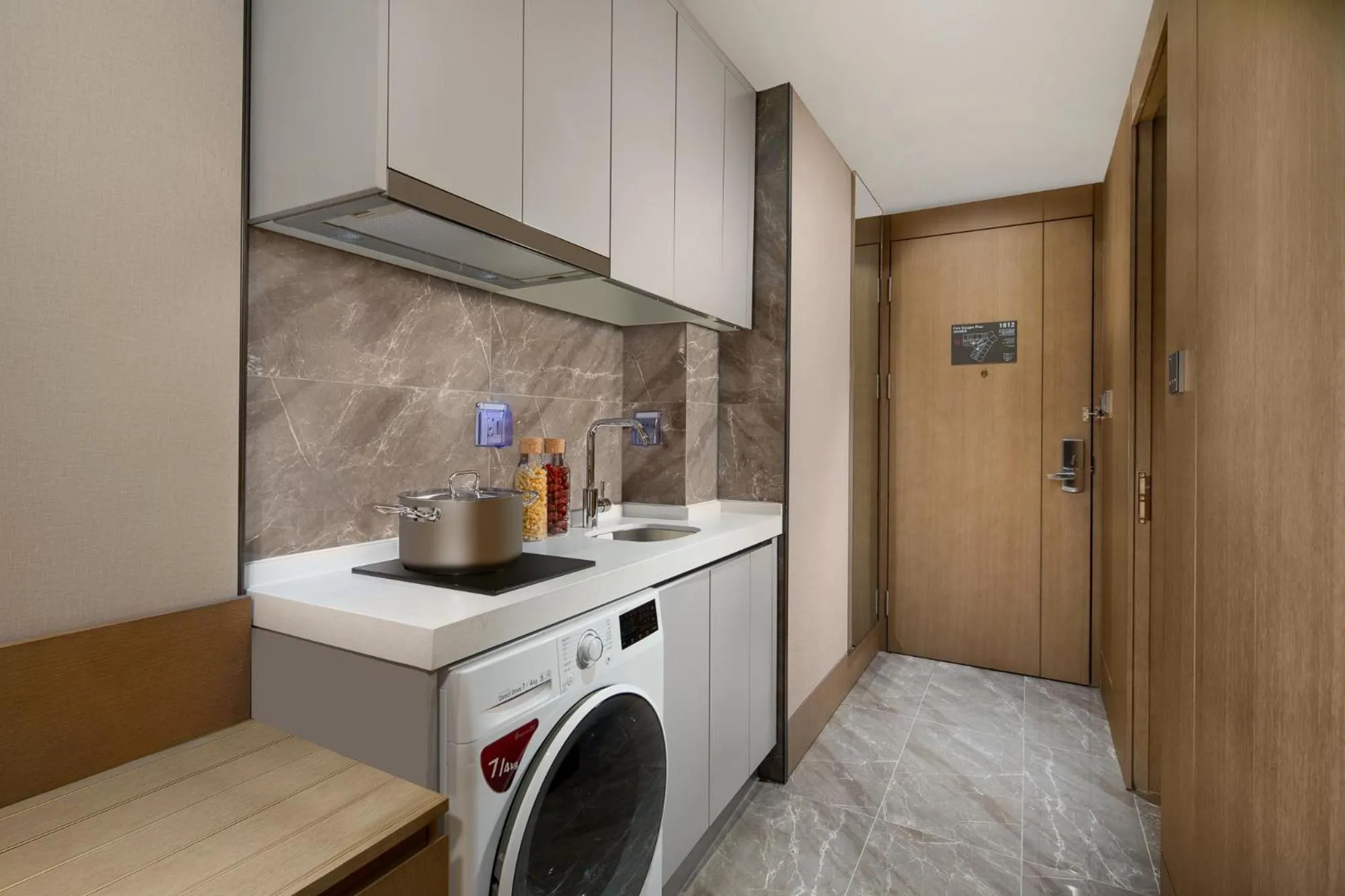 Kitchen or kitchenette in Somerset Zhongmao Changchun