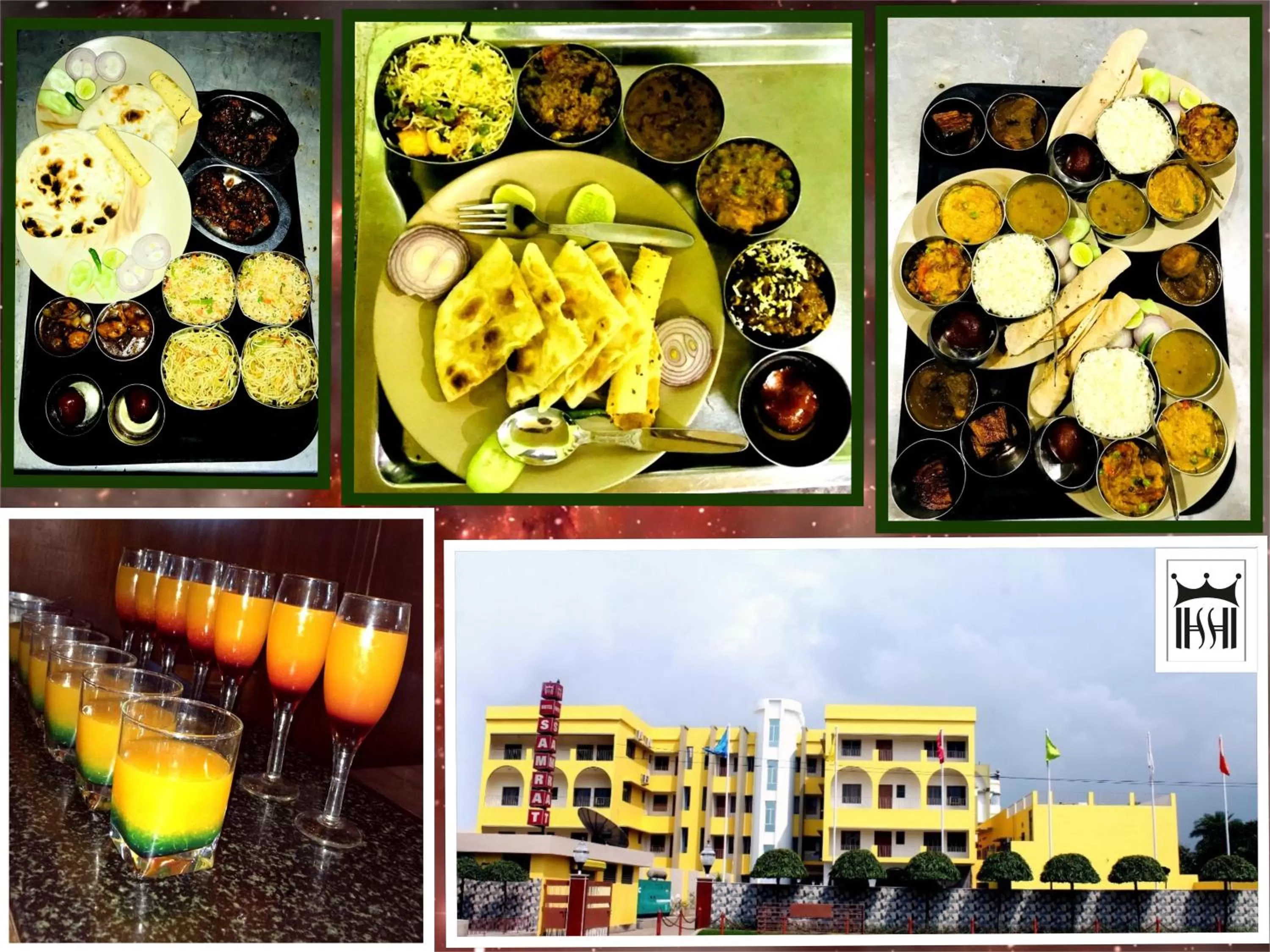 Food and drinks in Hotel Samrat