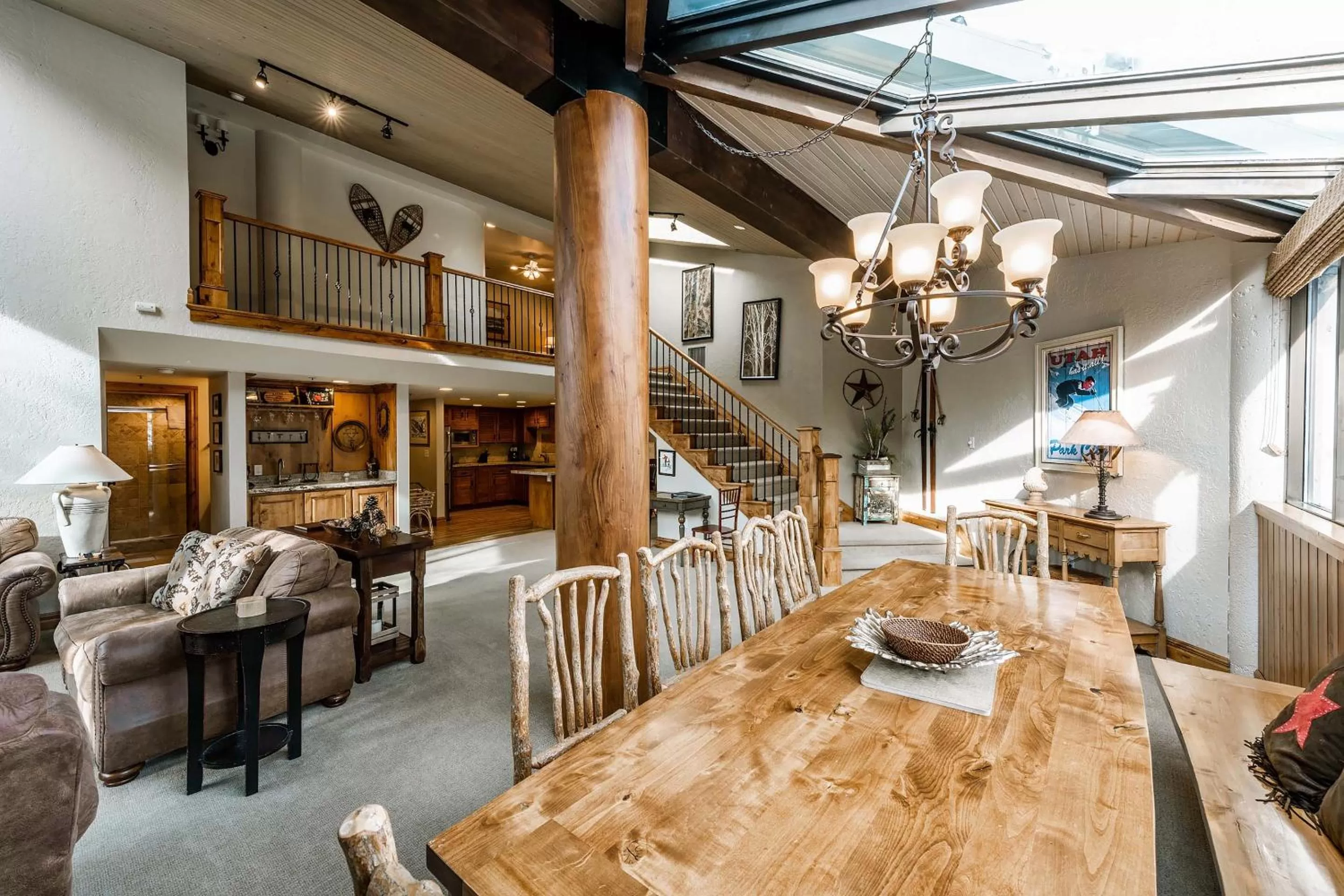 Living room in Silver King by All Seasons Resort Lodging