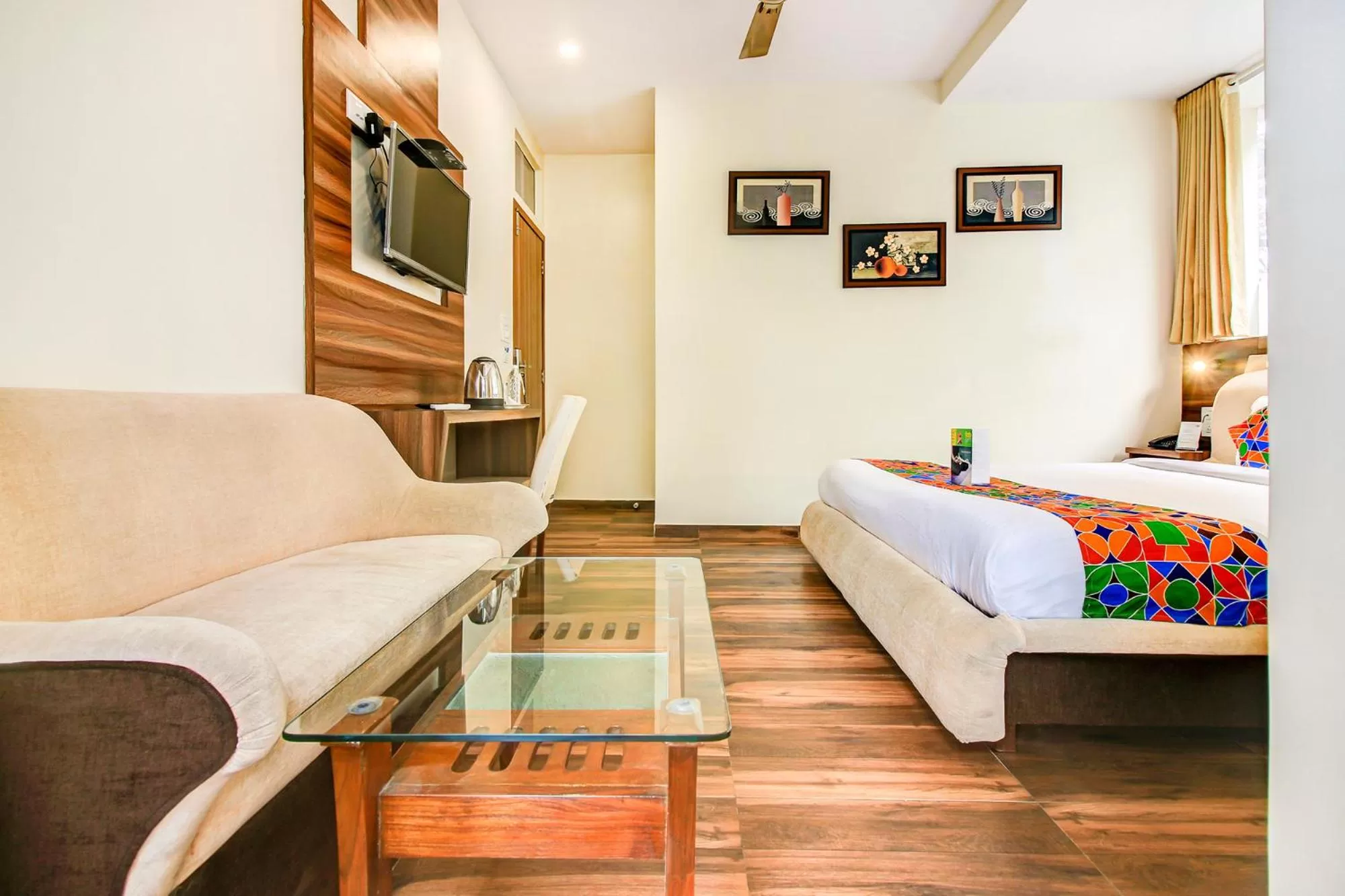 Bedroom, Bed in FabHotel Axis International - Nr Mumbai International Airport