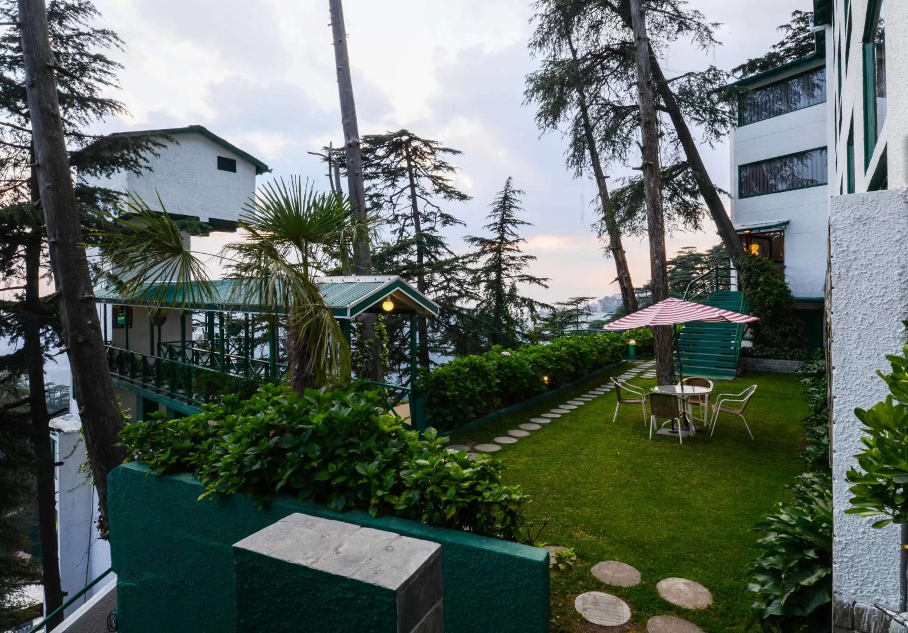 Garden in Honeymoon Inn Shimla