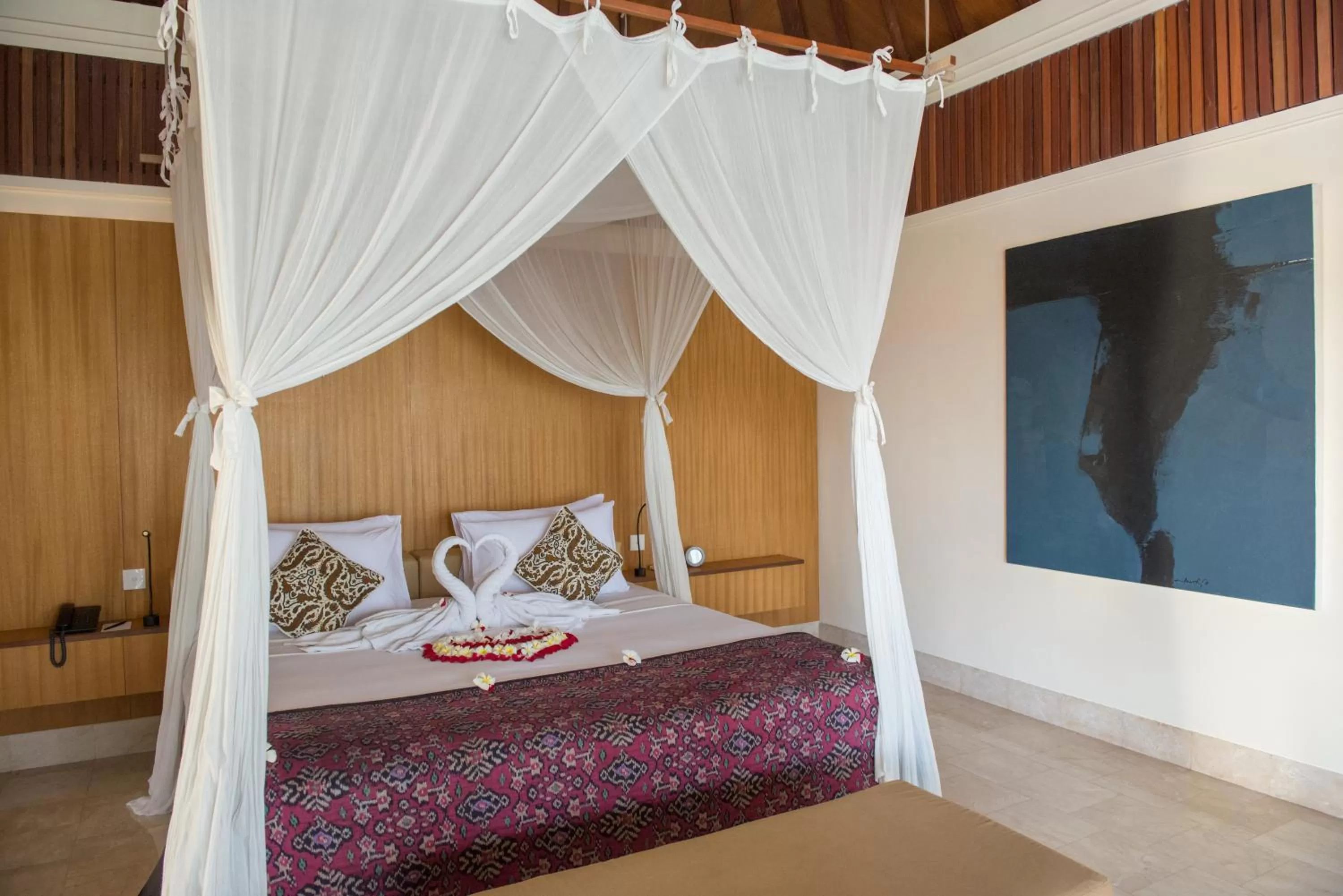 Bedroom, Bed in Komaneka at Rasa Sayang Ubud