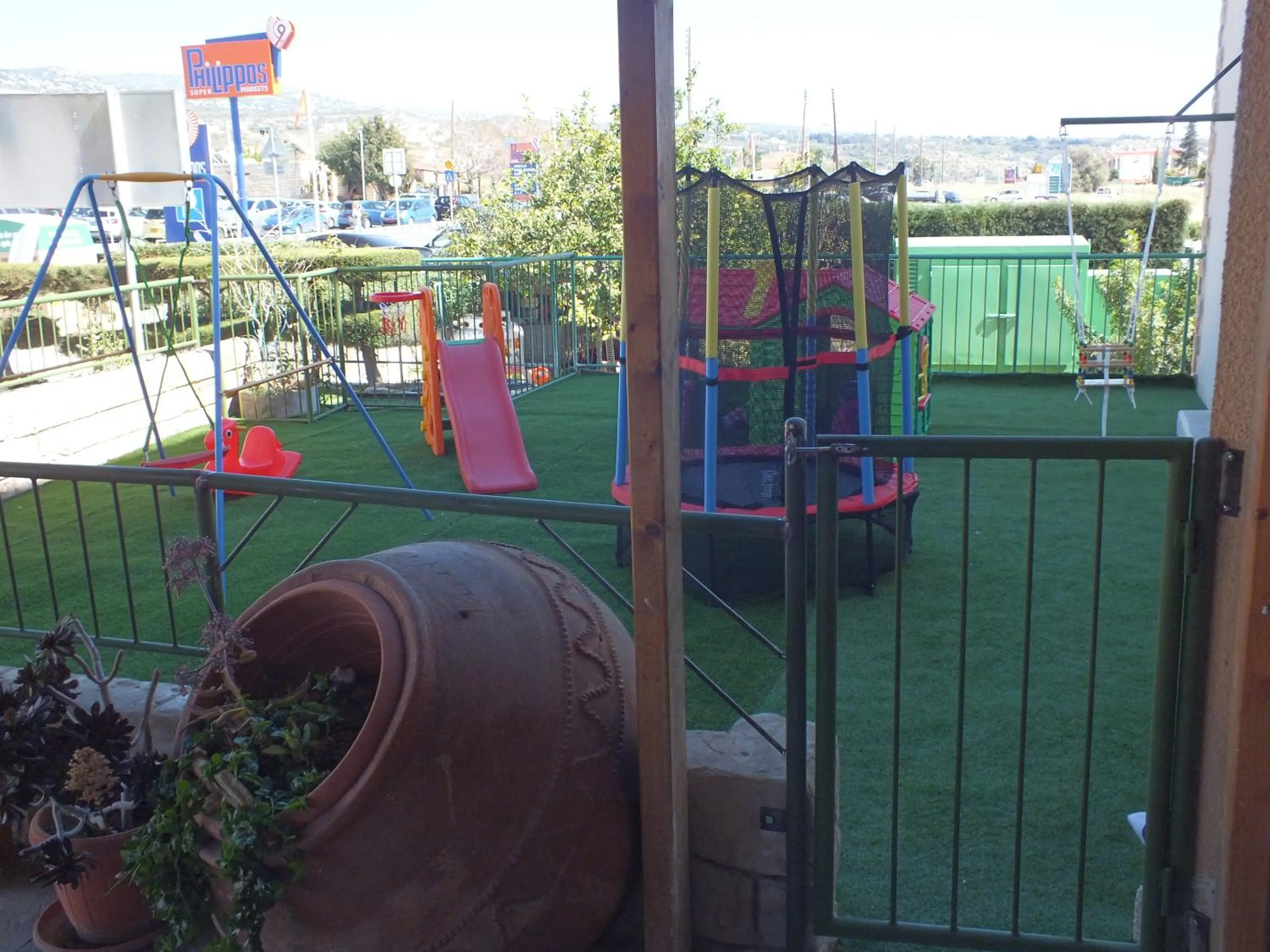 Children play ground in Petsas Apartments