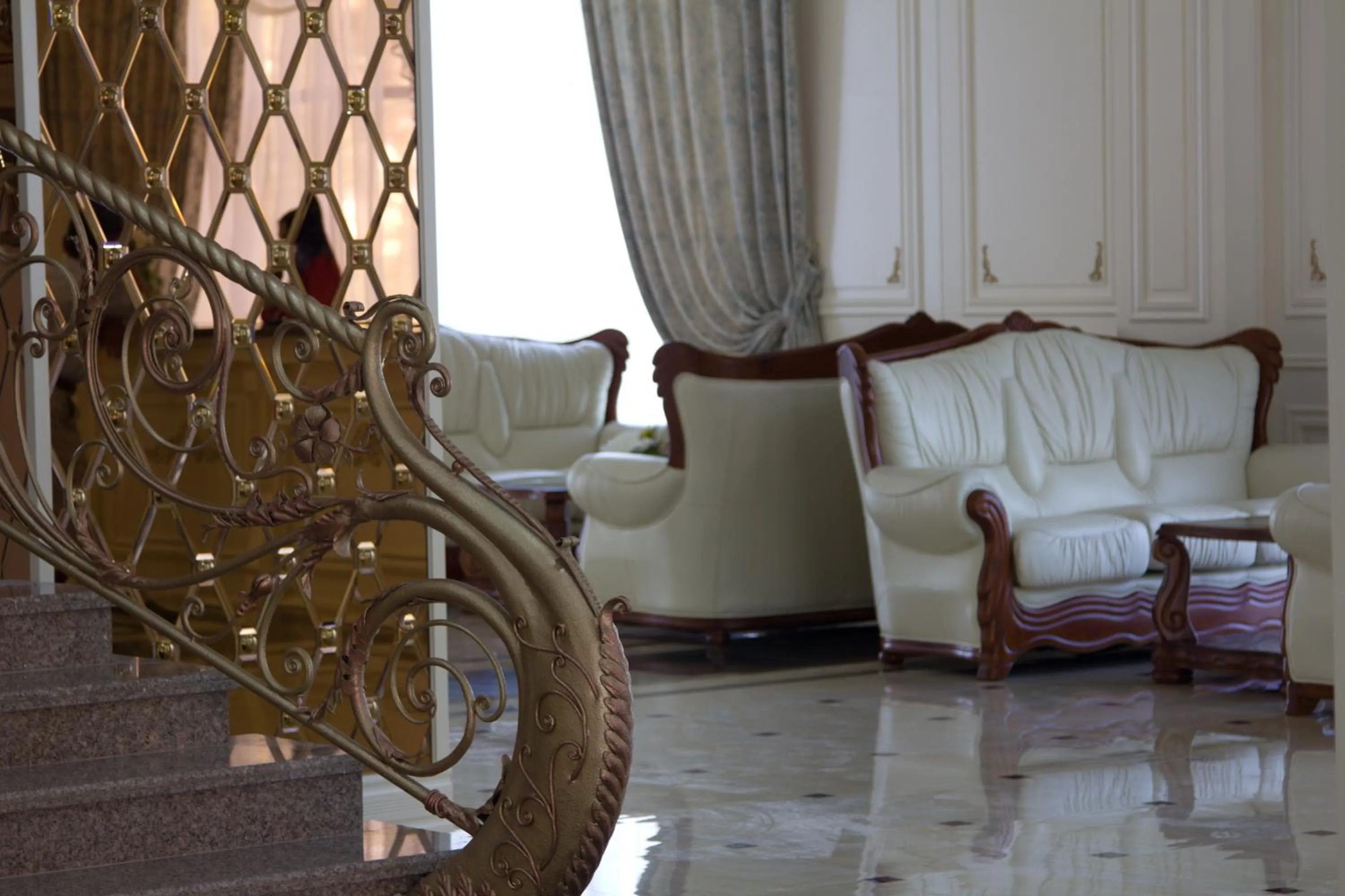 Lobby or reception in Plaza Hotel Bishkek