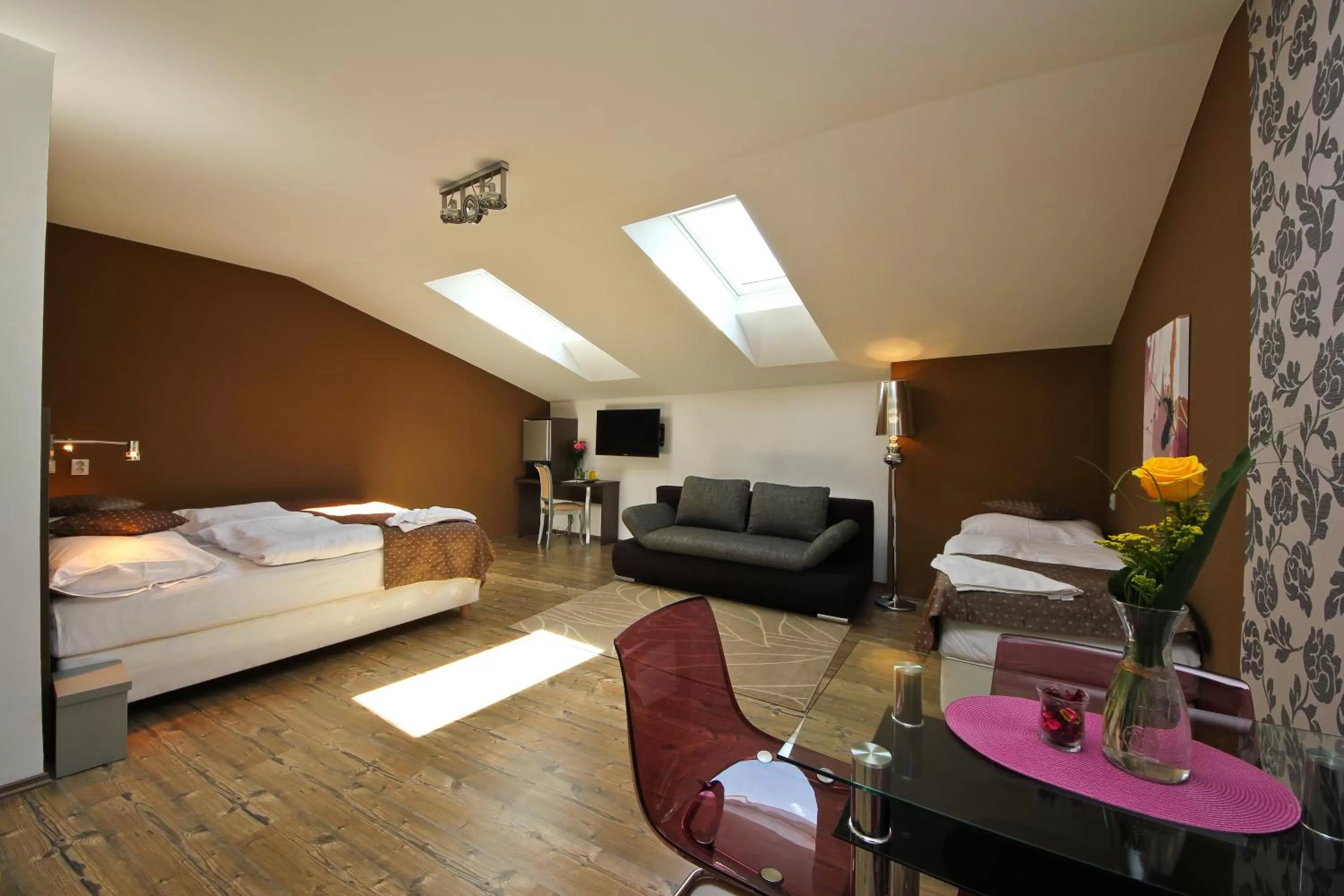 Photo of the whole room, Bed in Hotel U Tří hrušek suites & apartments