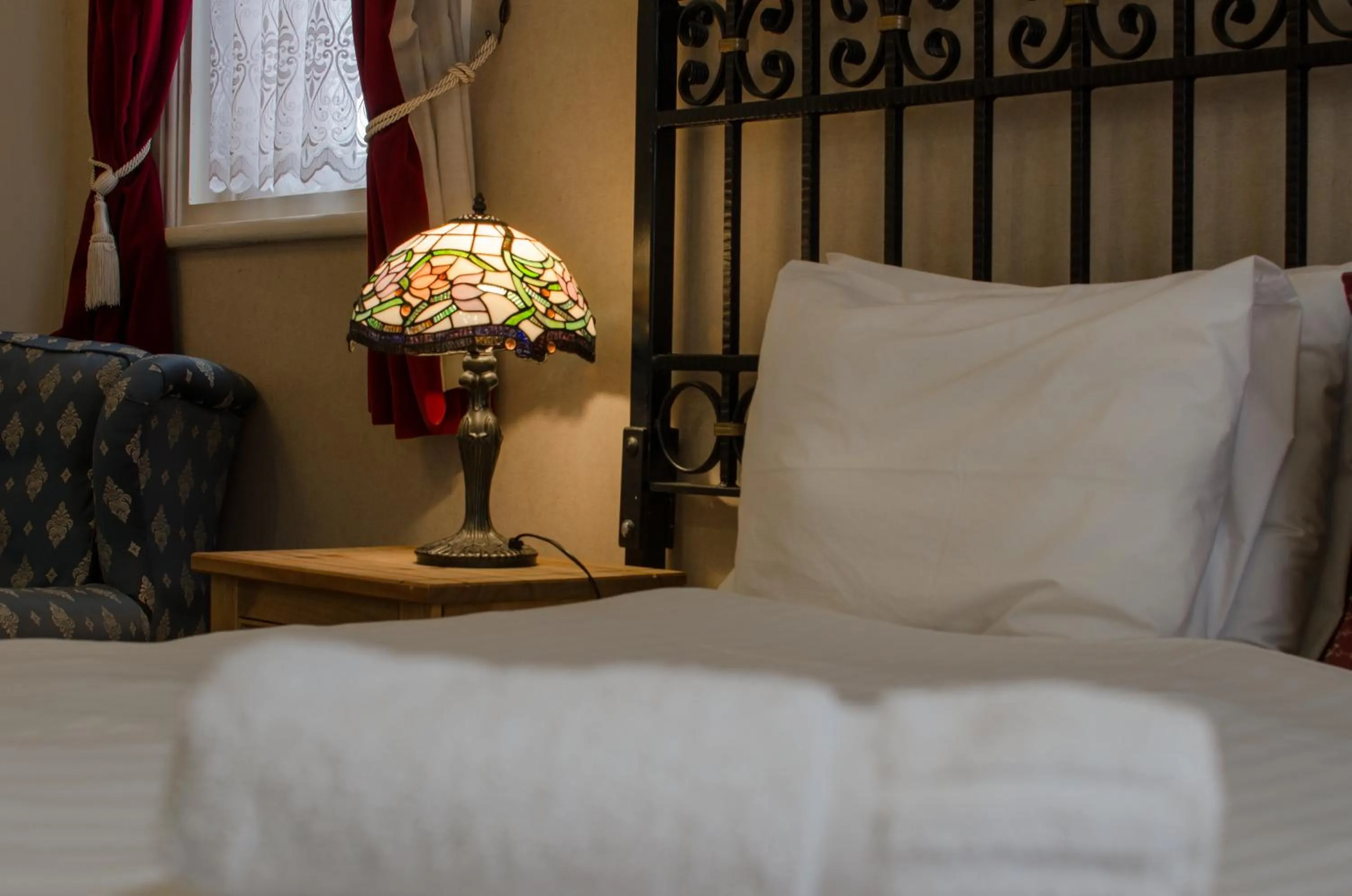 Bed in Dukes Folly Hotel