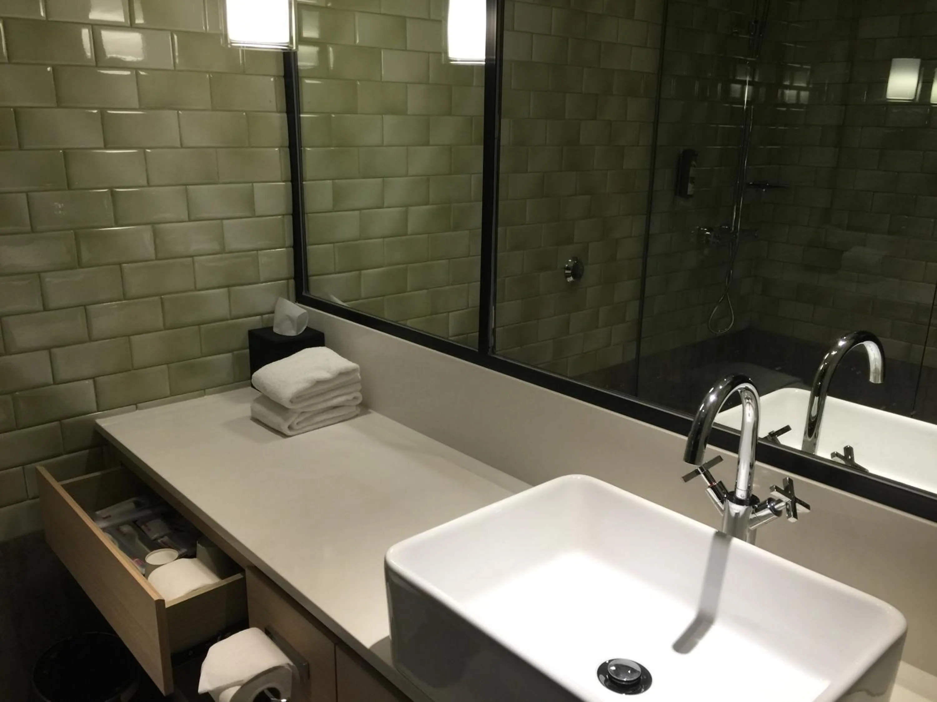Bathroom in Aerotel Singapore - Transit Hotel in Terminal 1