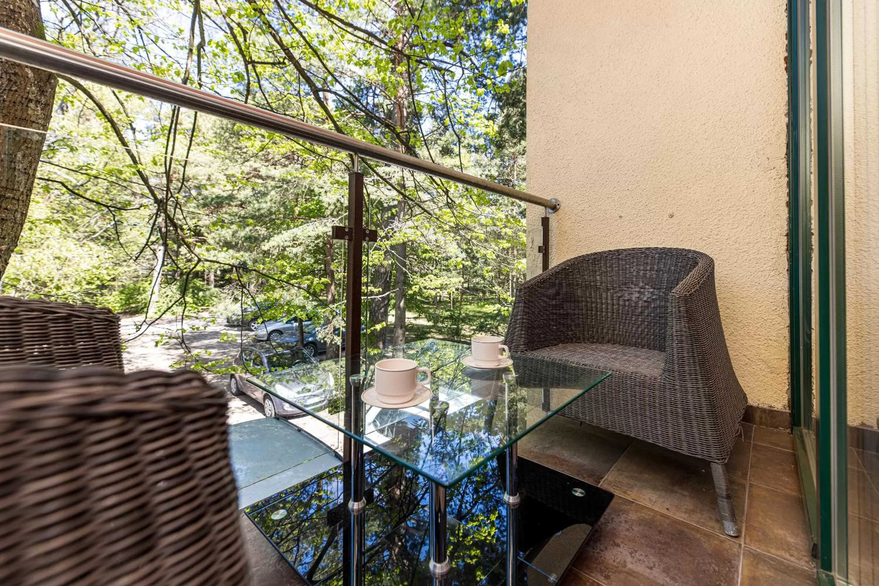 Balcony/Terrace in Palanga Park Hotel
