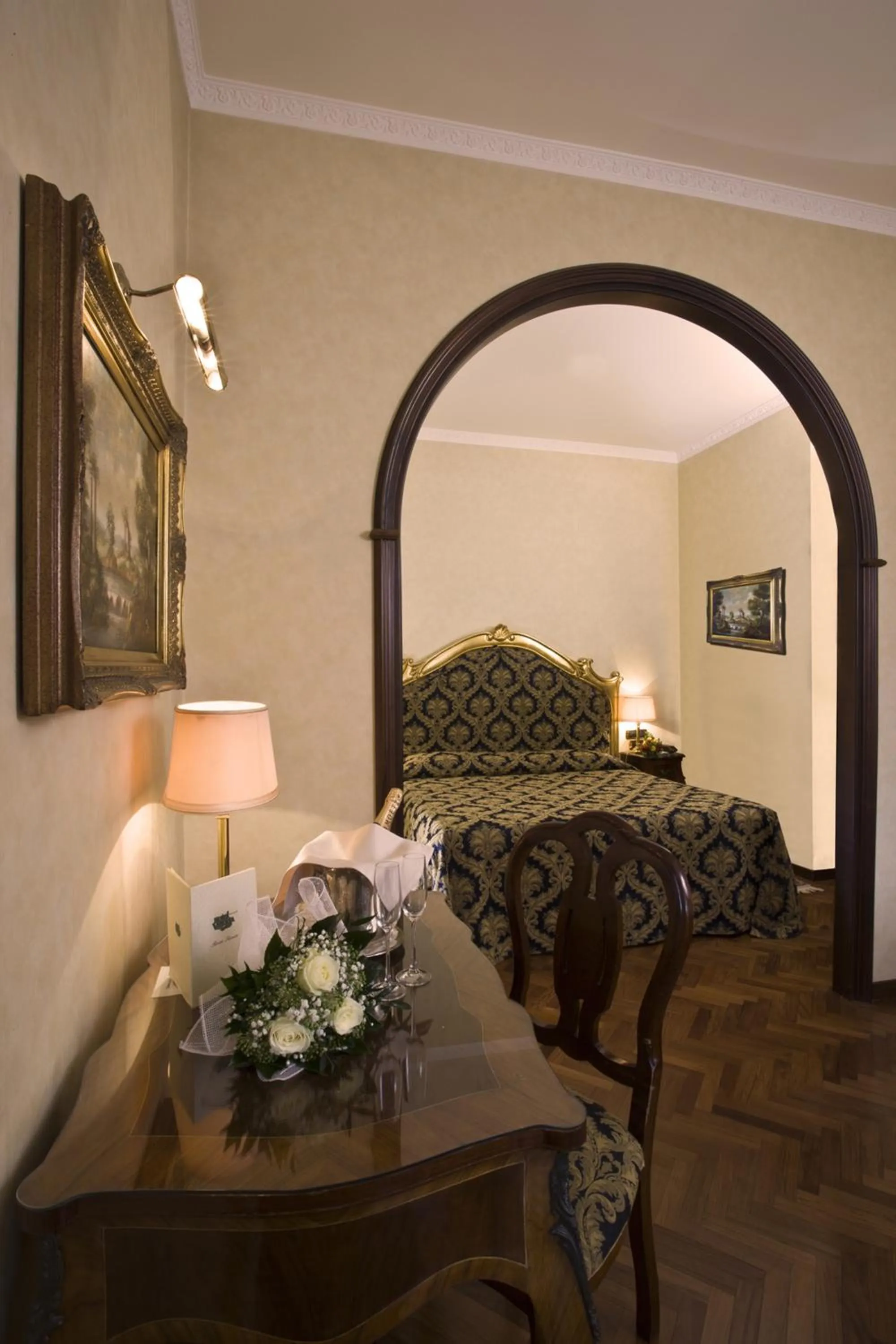 Bed in Hotel Vittoria