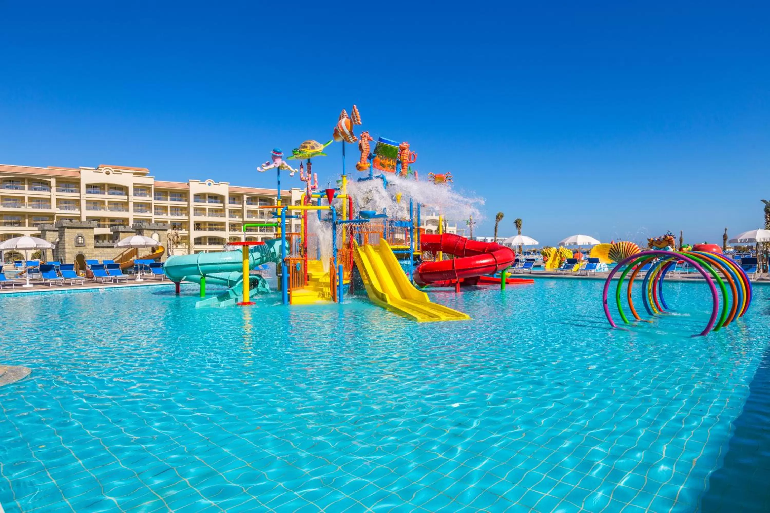 Aqua park in Pickalbatros White Beach Resort - Hurghada