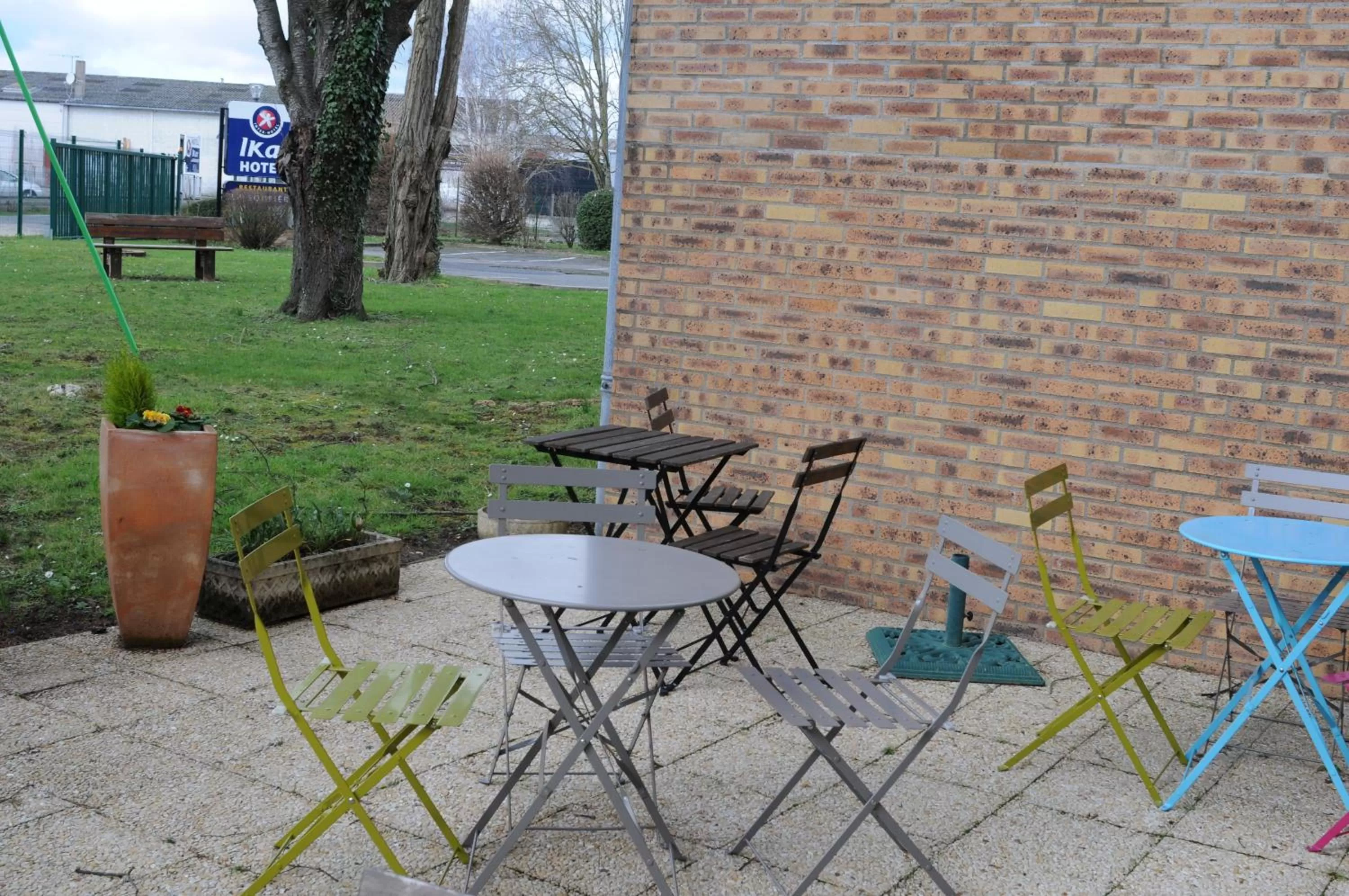 Balcony/Terrace in IKAR - Fasthotel Blois